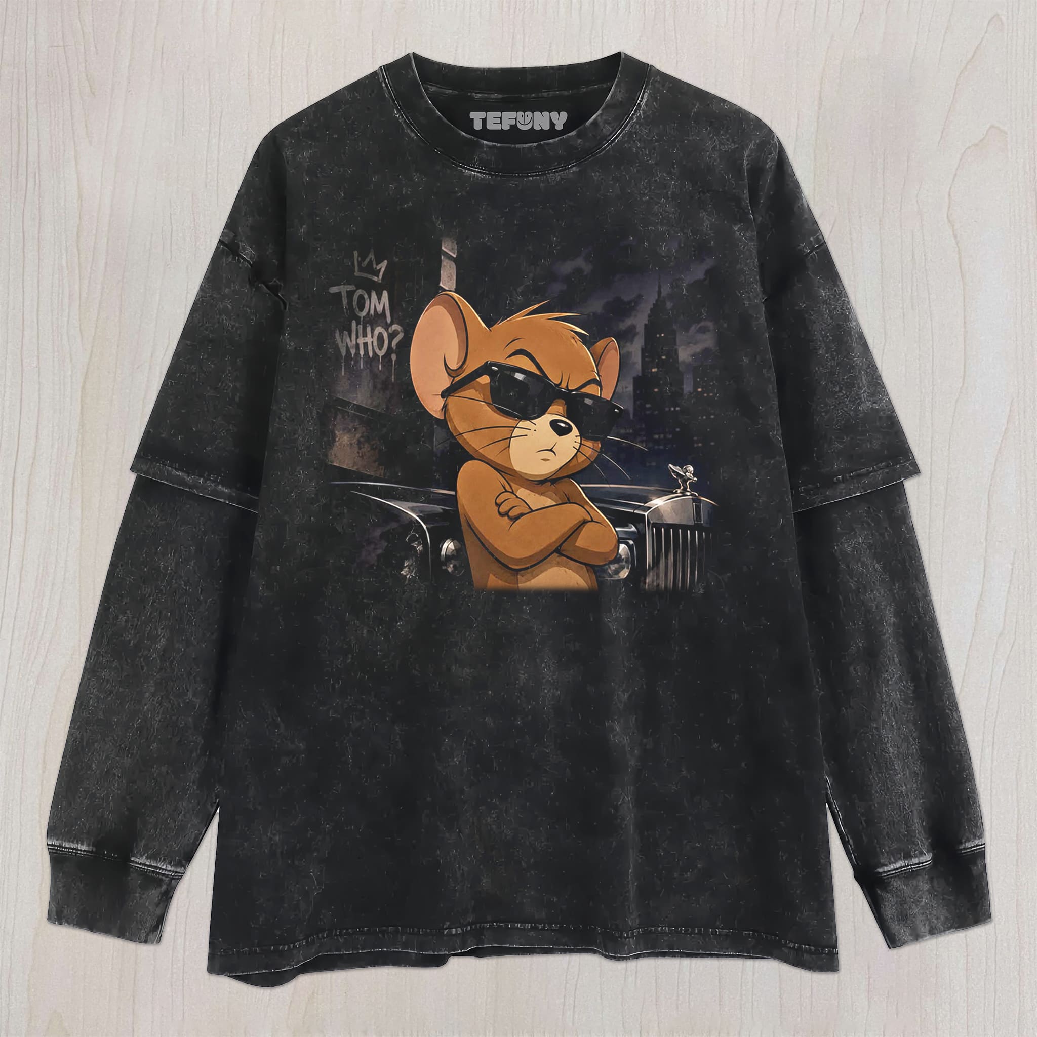 CARTOON MOUSE UNISEX TEE, TANK TOP, LAYERED LS, SWEATSHIRT & HOODIE
