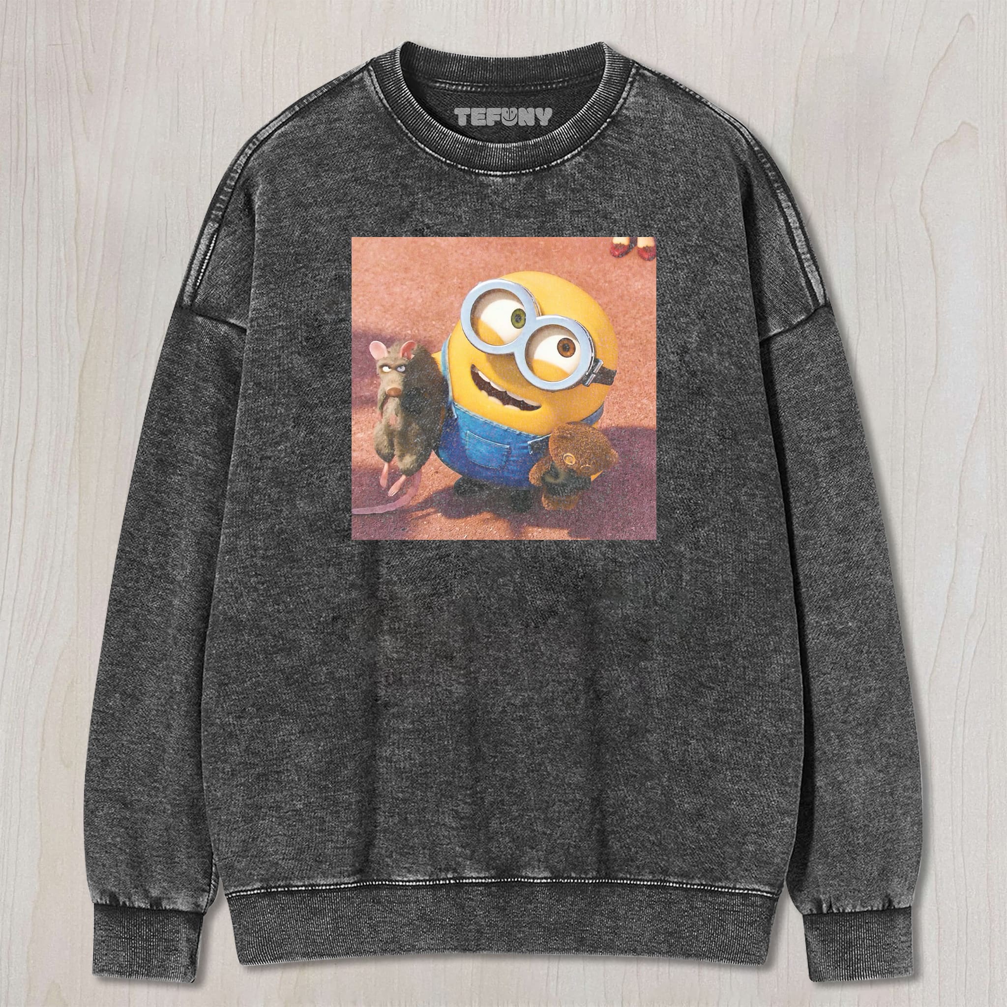 CARTOON YELLOW FIGURE V2 UNISEX TEE, TANK TOP, LAYERED LS, SWEATSHIRT & HOODIE