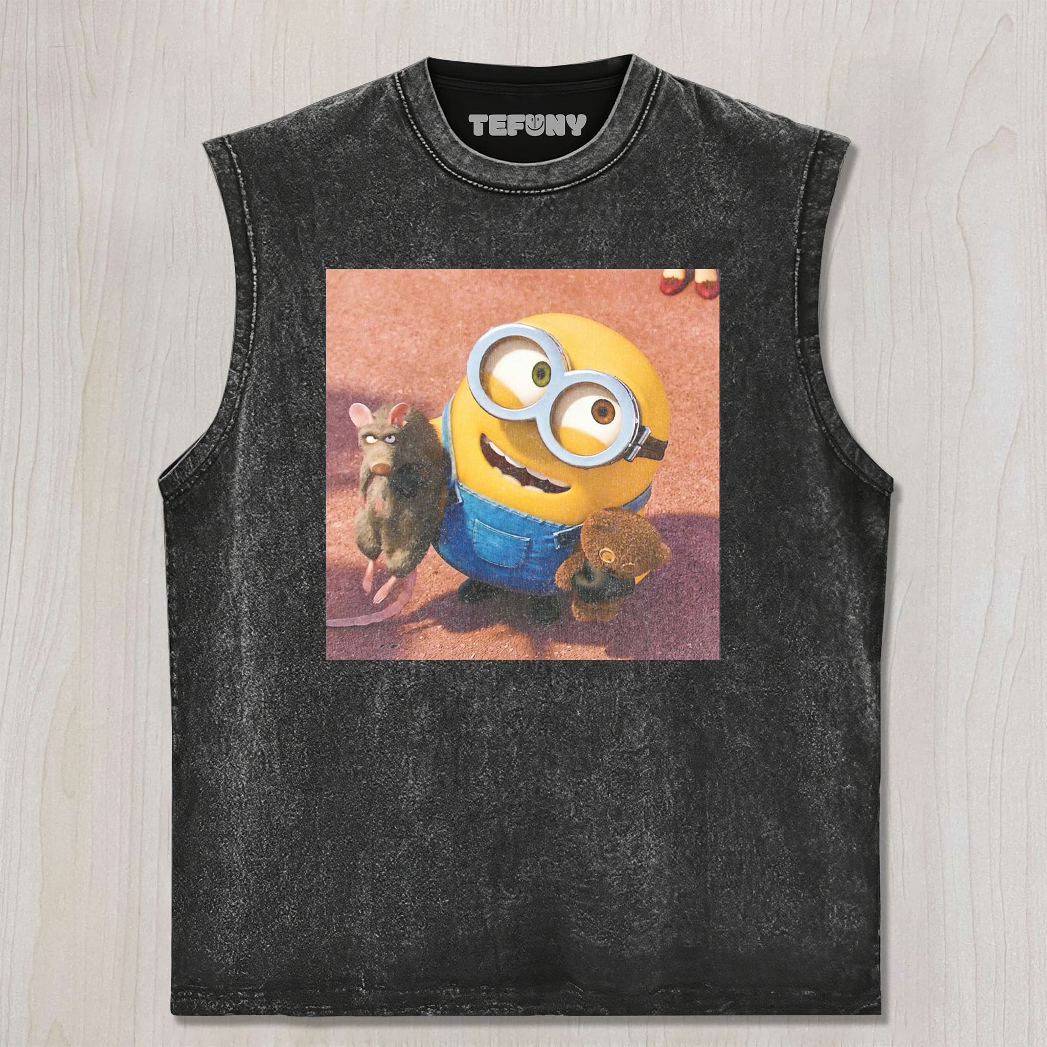 CARTOON YELLOW FIGURE V2 UNISEX TEE, TANK TOP, LAYERED LS, SWEATSHIRT & HOODIE