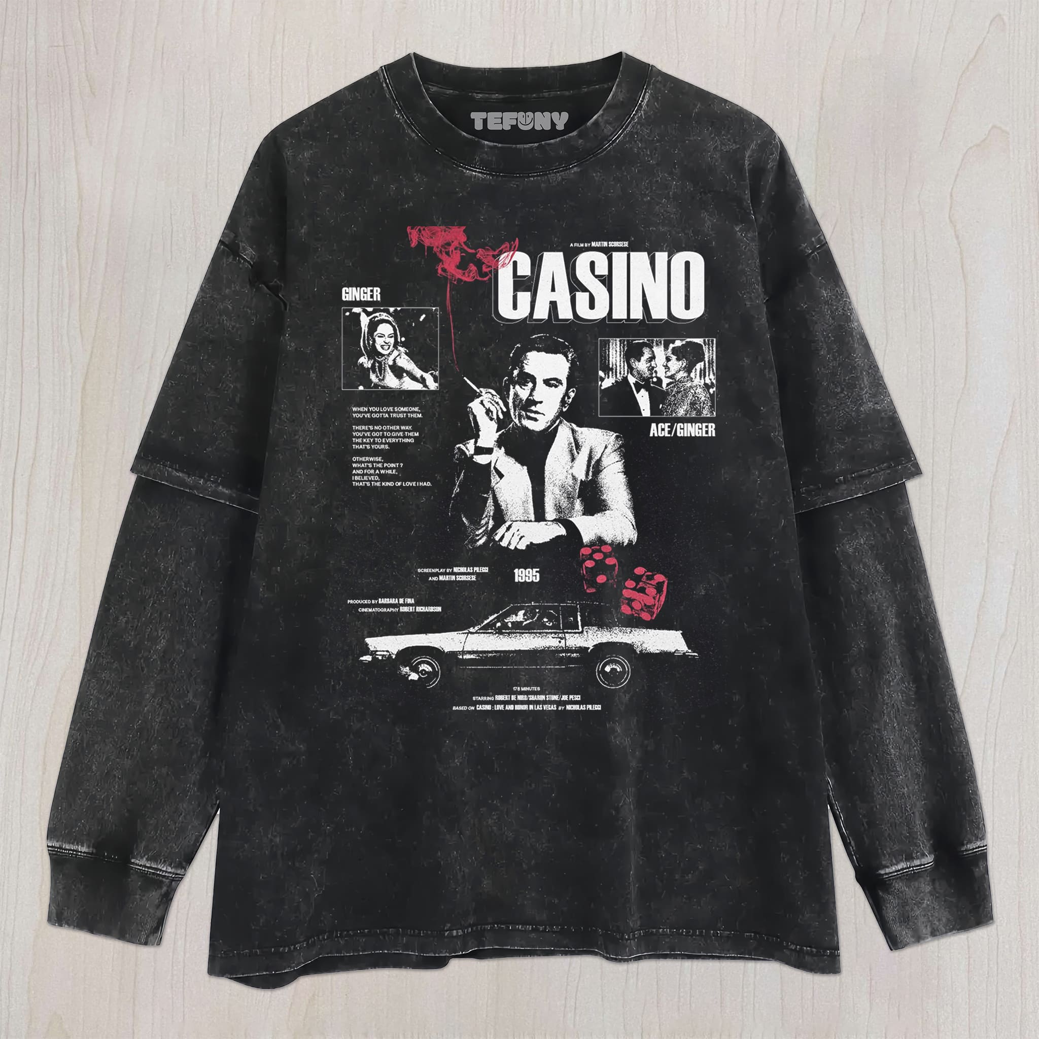 CASINO V2 UNISEX TEE, TANK TOP, LAYERED LS, SWEATSHIRT & HOODIE