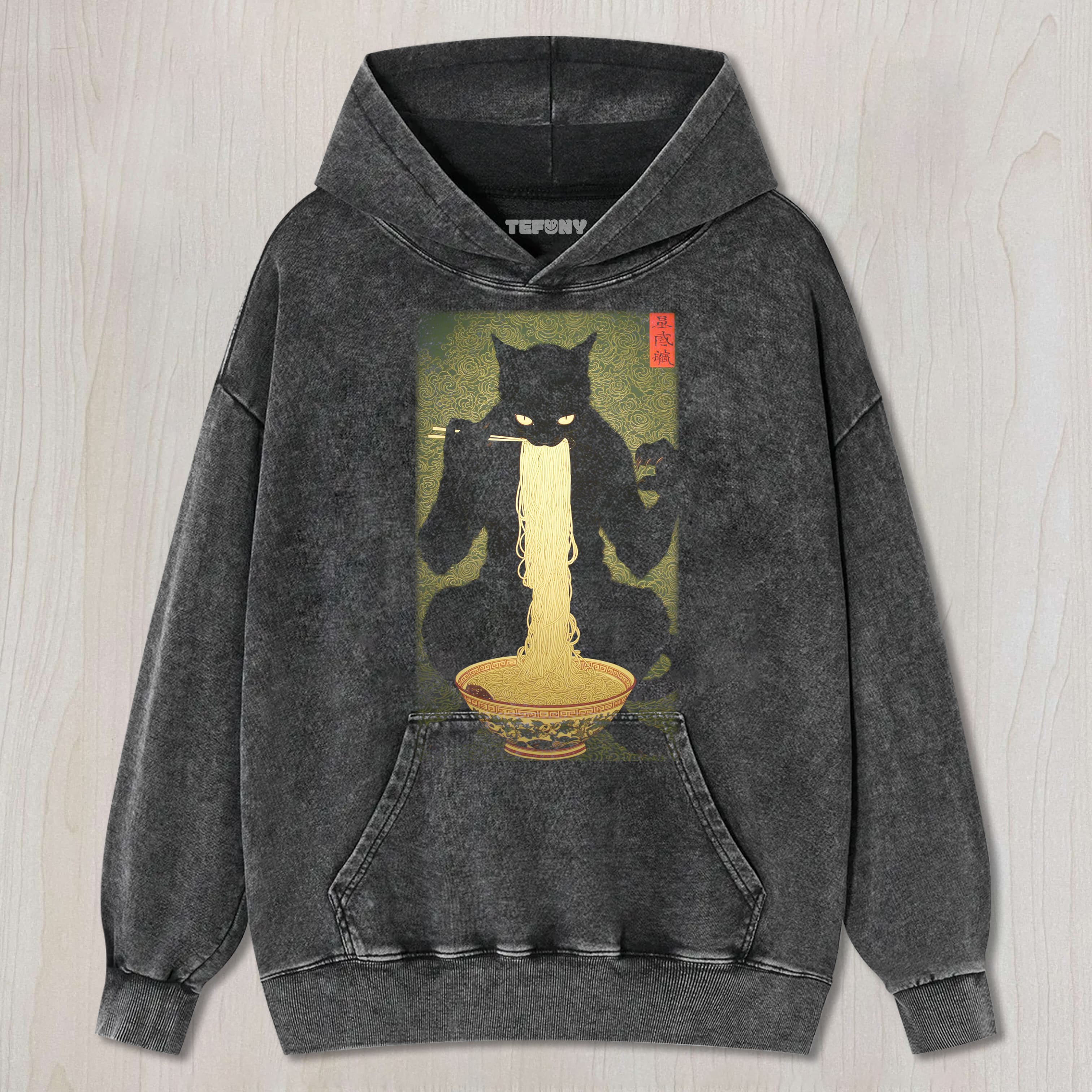 CAT EATING RAMEN TEE & SWEAT & HOOD