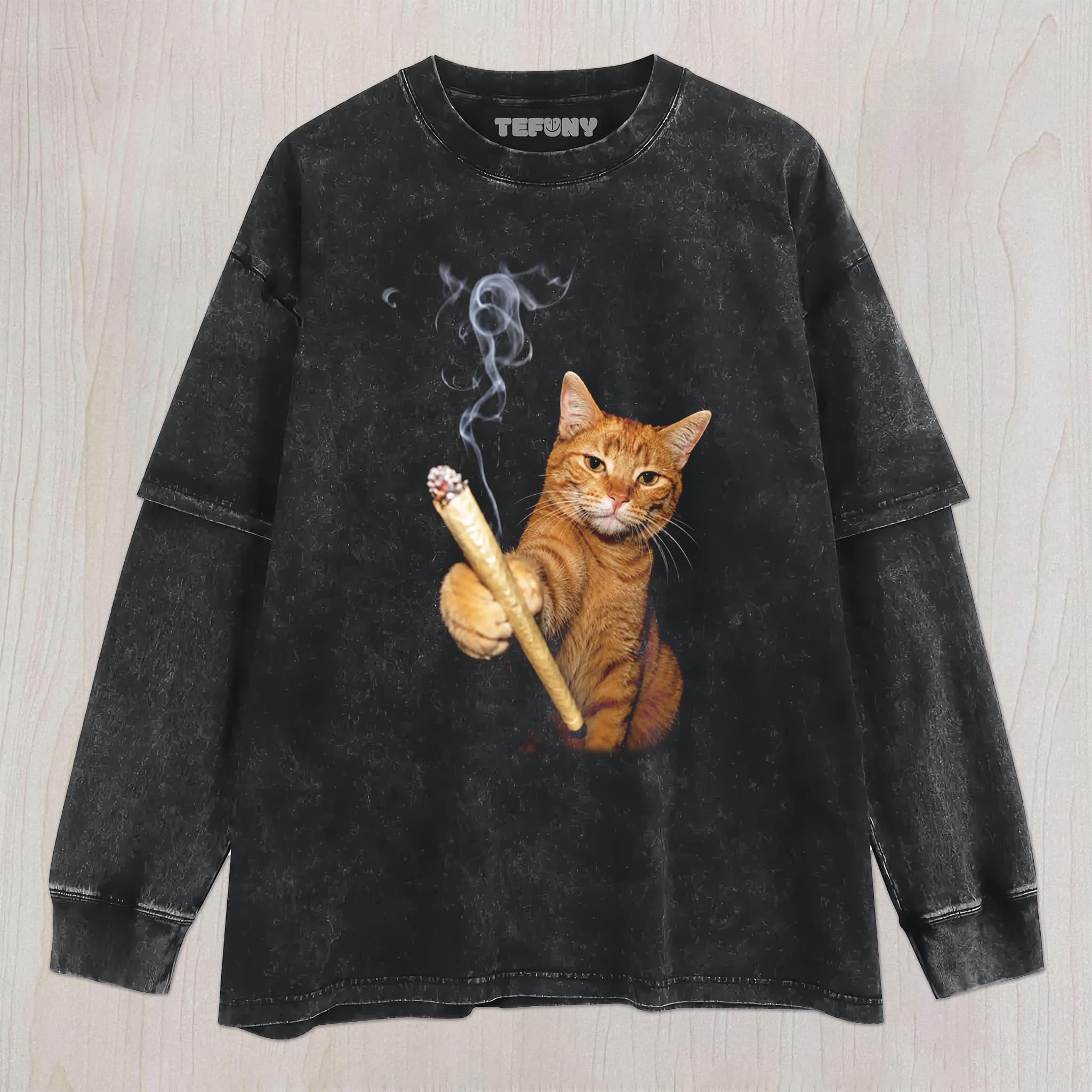 CAT MEME SMO N UNISEX TEE, TANK TOP, LAYERED LS, SWEATSHIRT & HOODIE