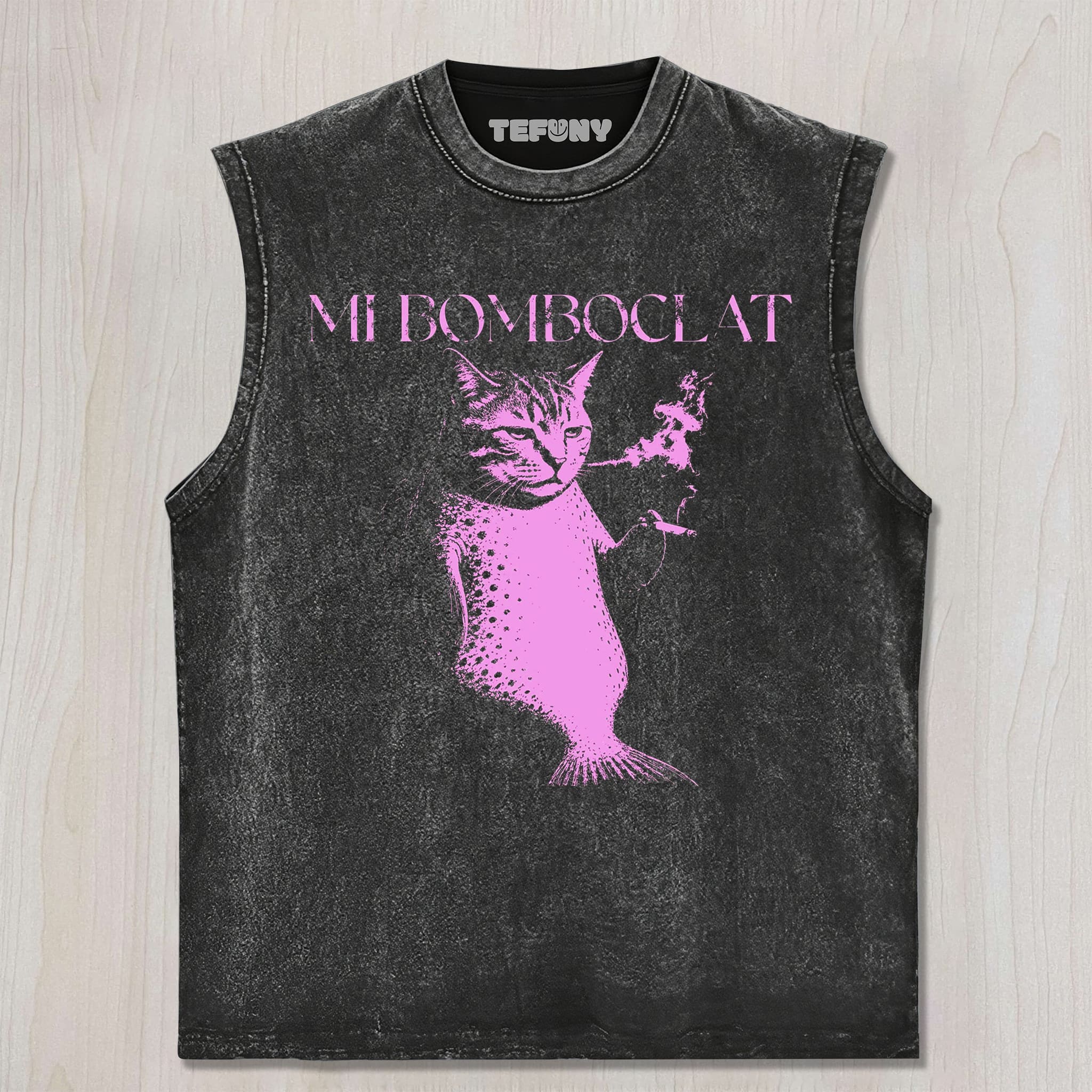CAT MERMAID HUMOR GRAPHIC UNISEX TEE, TANK TOP, LAYERED LS, SWEATSHIRT & HOODIE