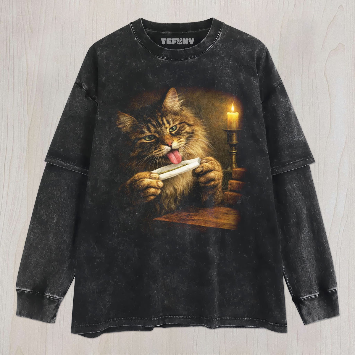 CATS BY CANDLELIGHT UNISEX TEE, TANK TOP, LAYERED LS, SWEATSHIRT & HOODIE