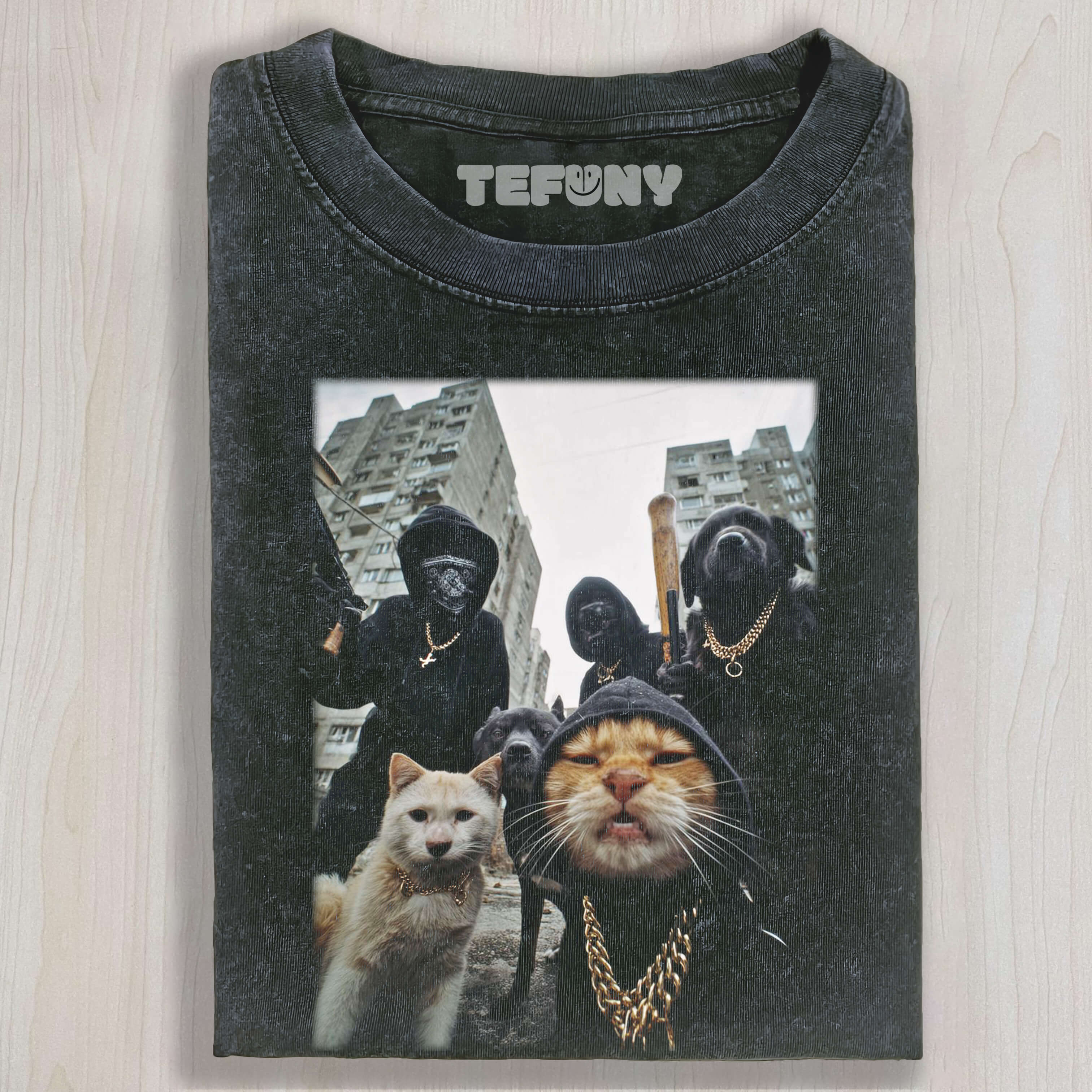 CATS AND DOGS GANG T-SHIRT