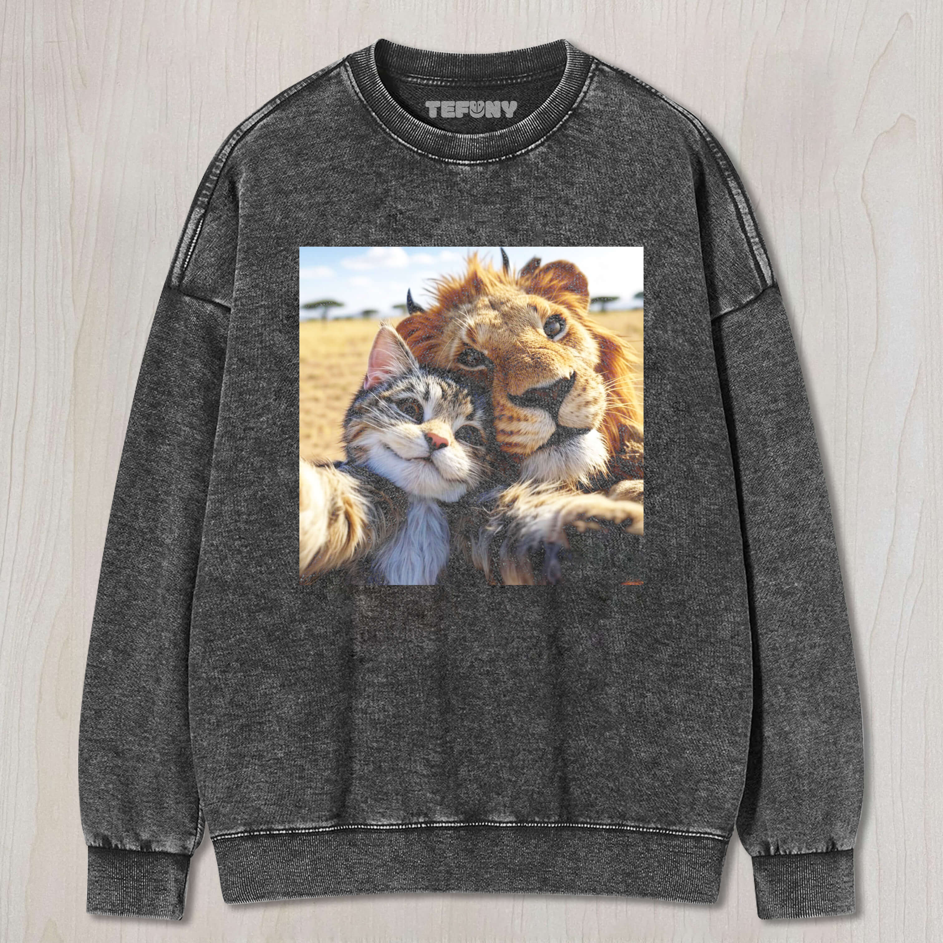 CATS AND LIONS ARE BEST FRIENDS T-SHIRT & LONG SLEEVES & HOODIES