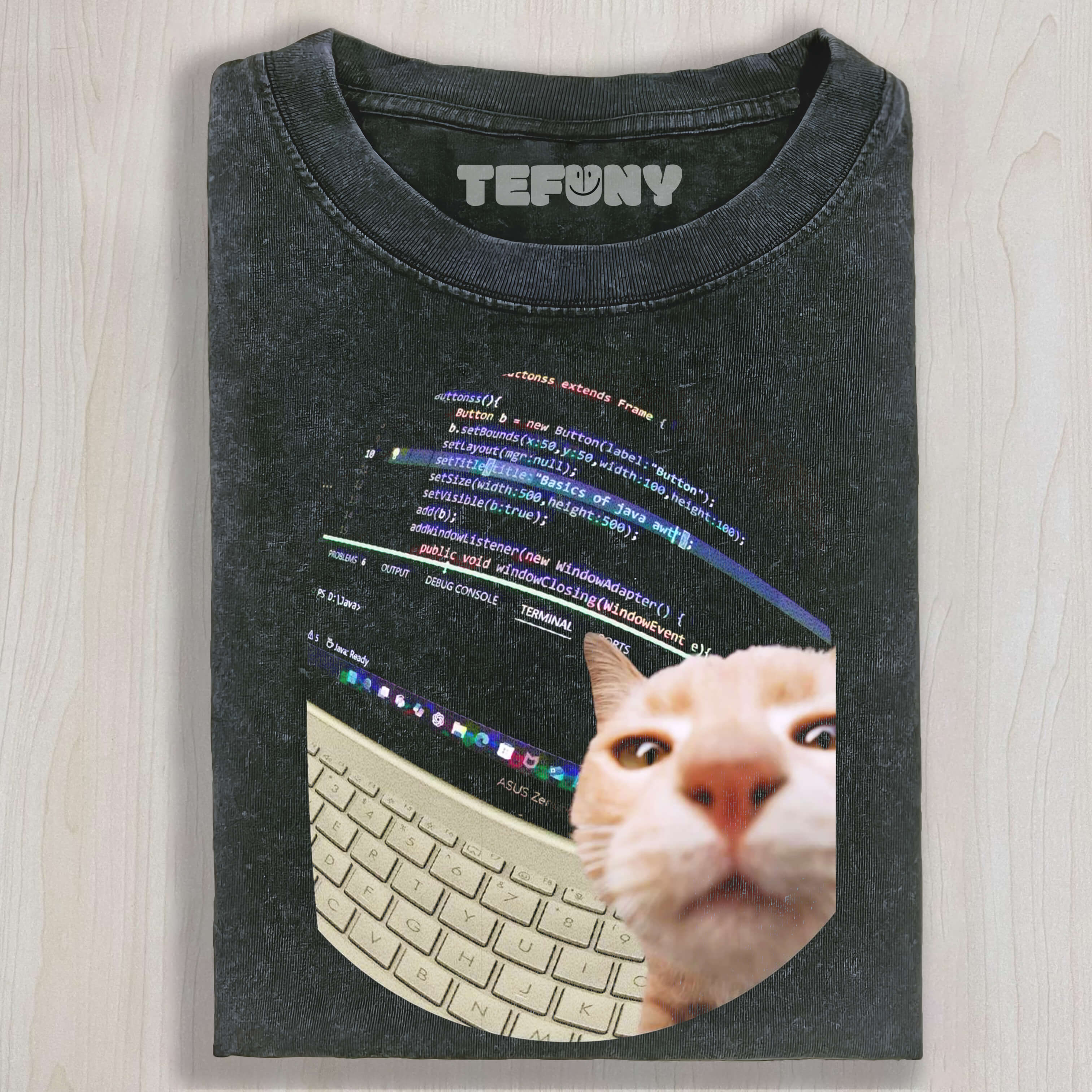 CATS AT WORK T-SHIRT