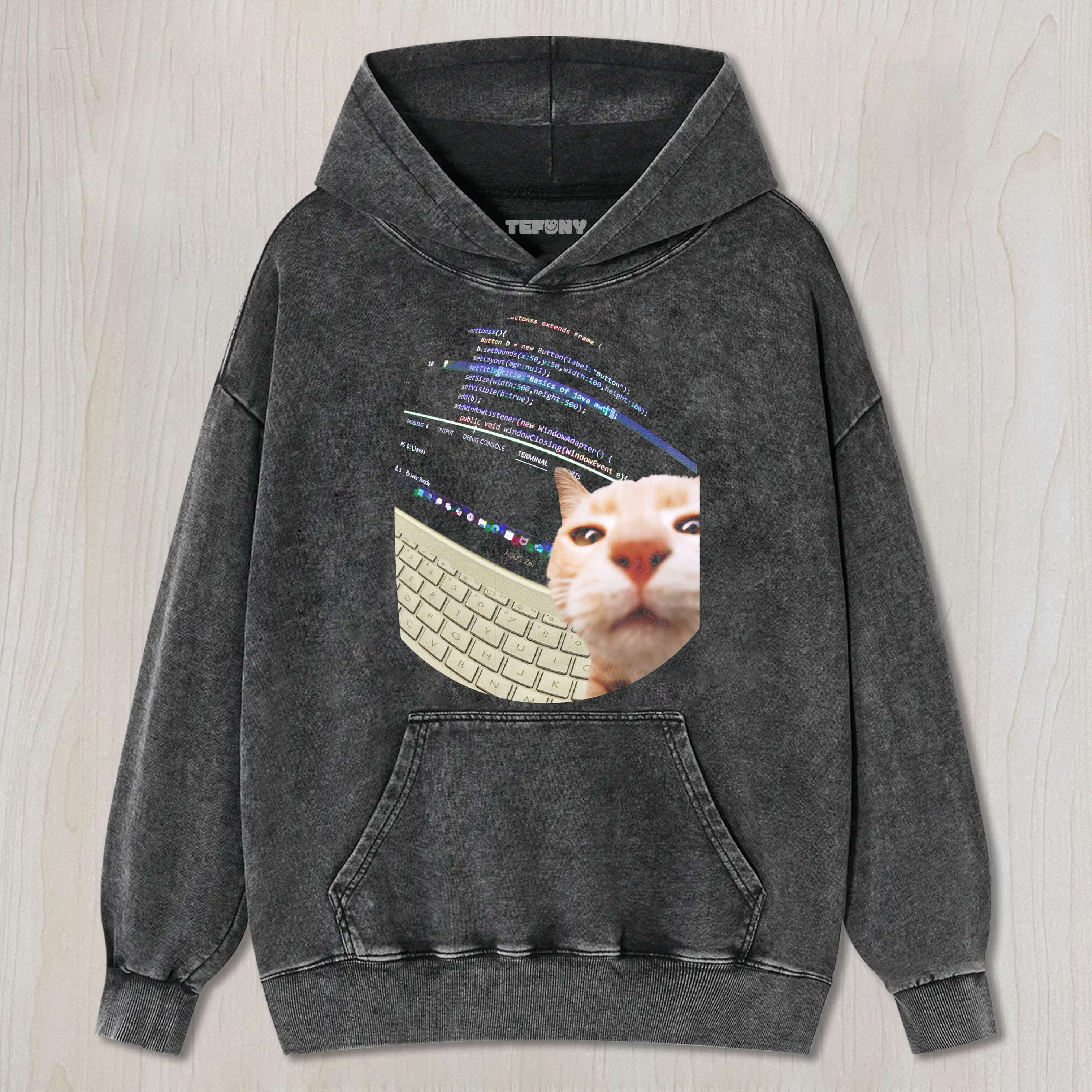 CATS AT WORK T-SHIRT