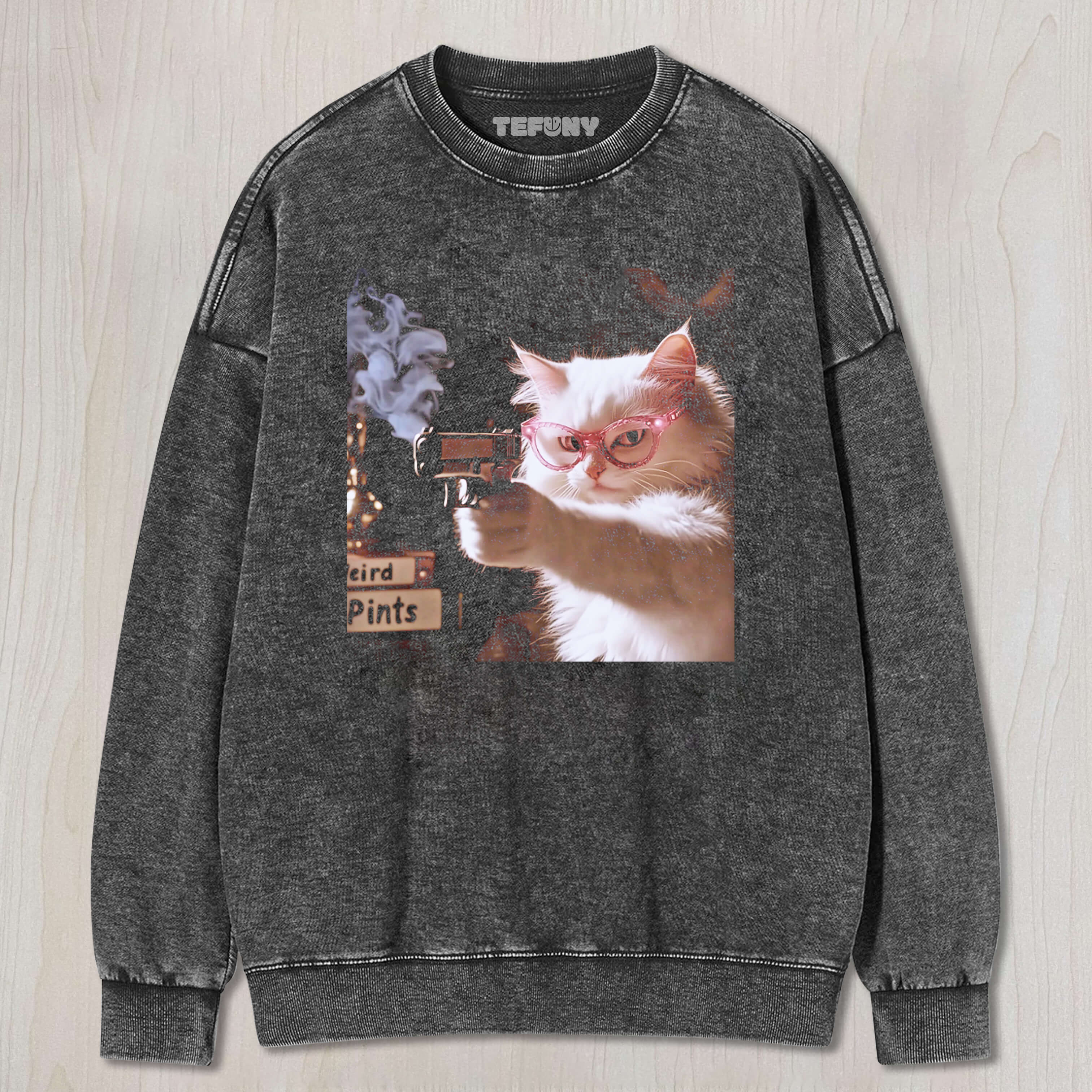 CAT WITH A PISTOL TEE & SWEAT & HOOD