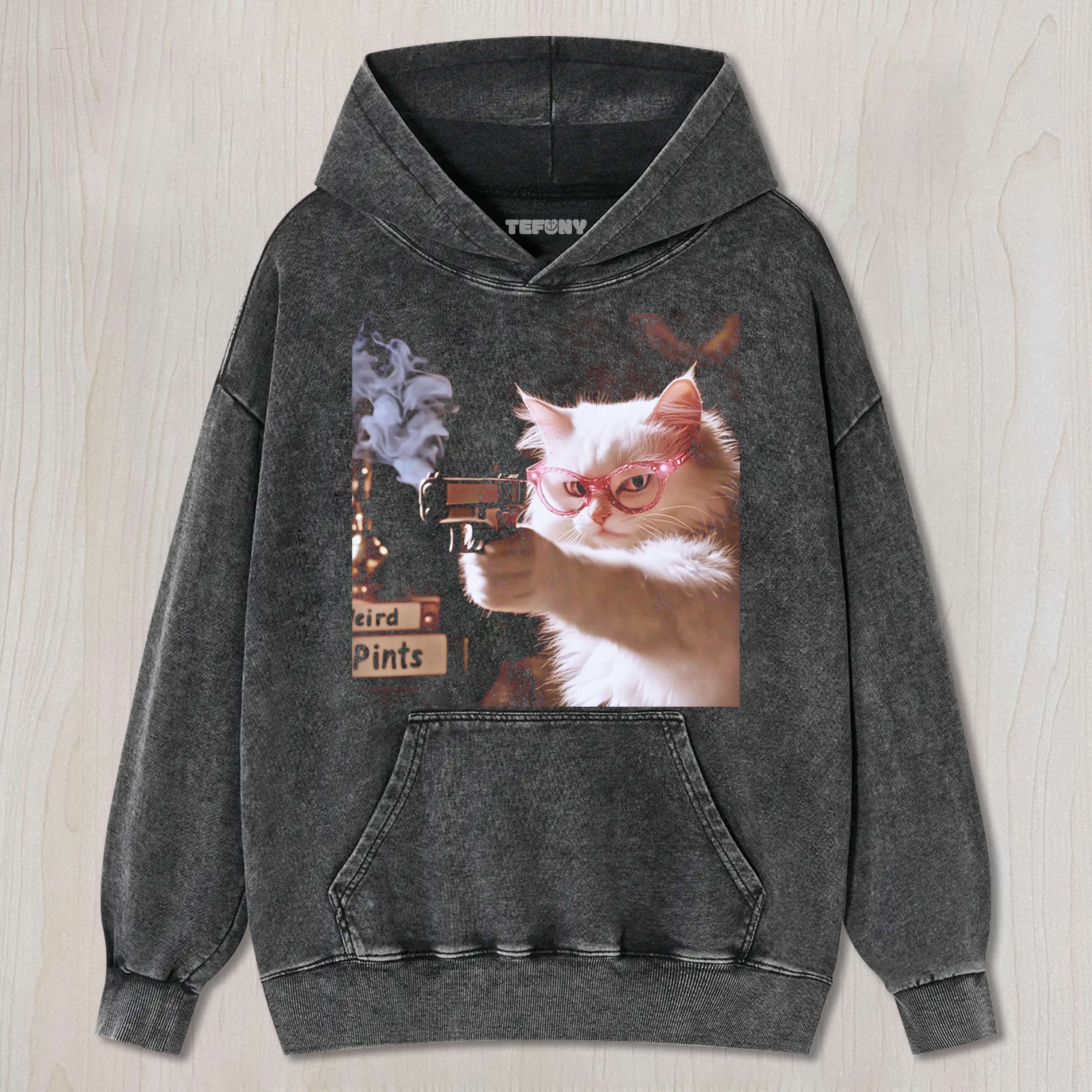 CAT WITH A PISTOL TEE & SWEAT & HOOD