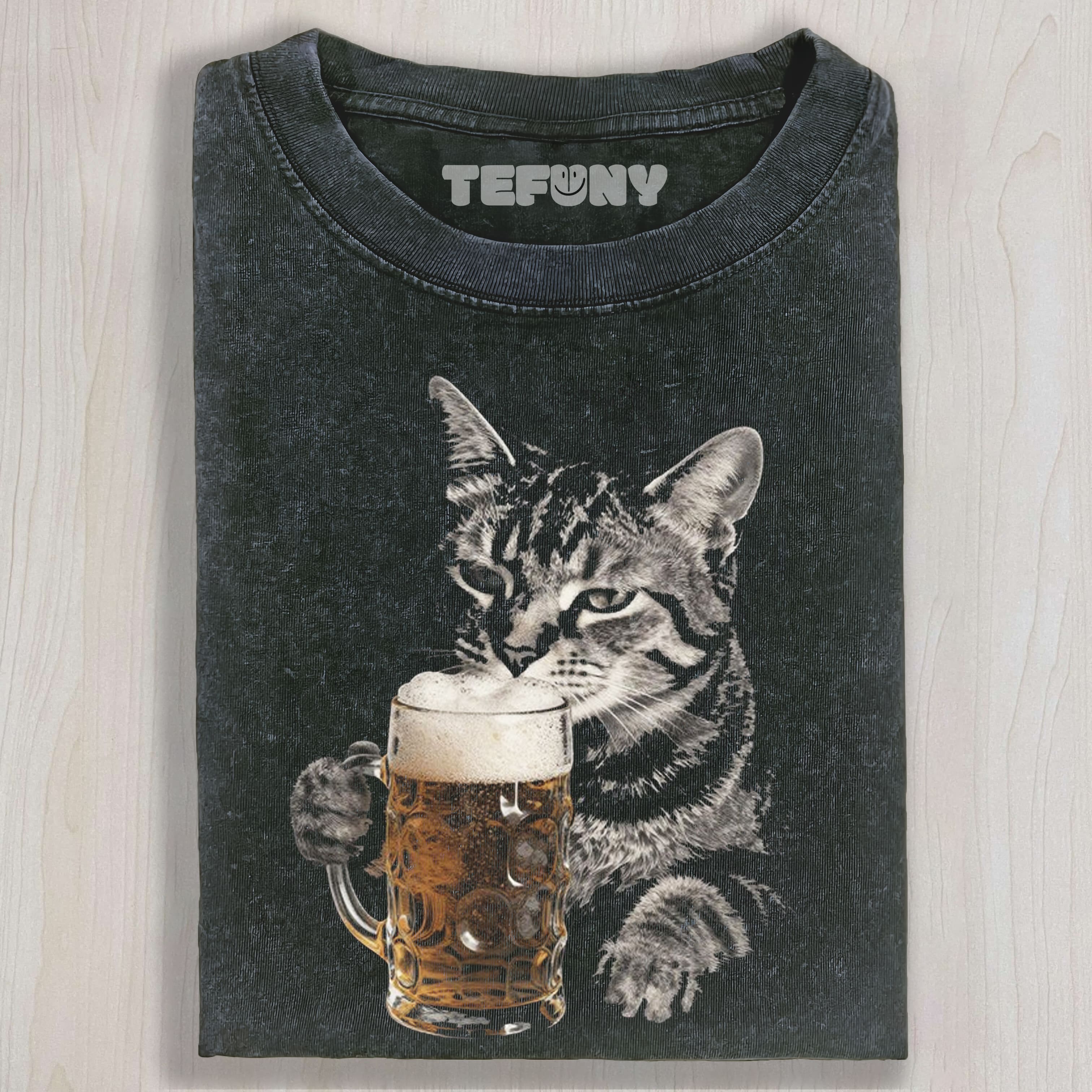 CAT BEER MEME V6 UNISEX TEE, TANK TOP, LAYERED LS, SWEATSHIRT & HOODIE