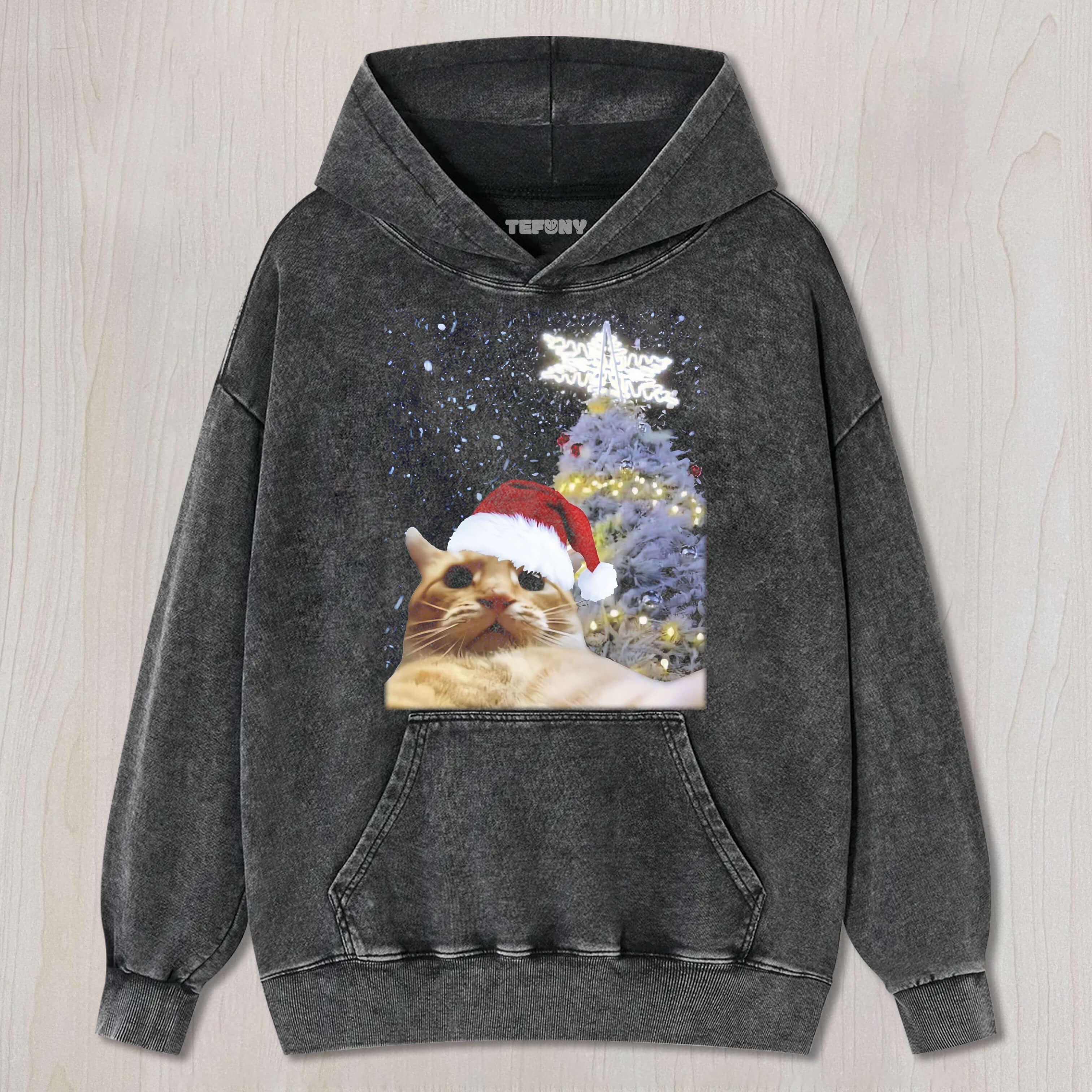 CAT CHRISTMAS TEE & SWEAT & HOOD