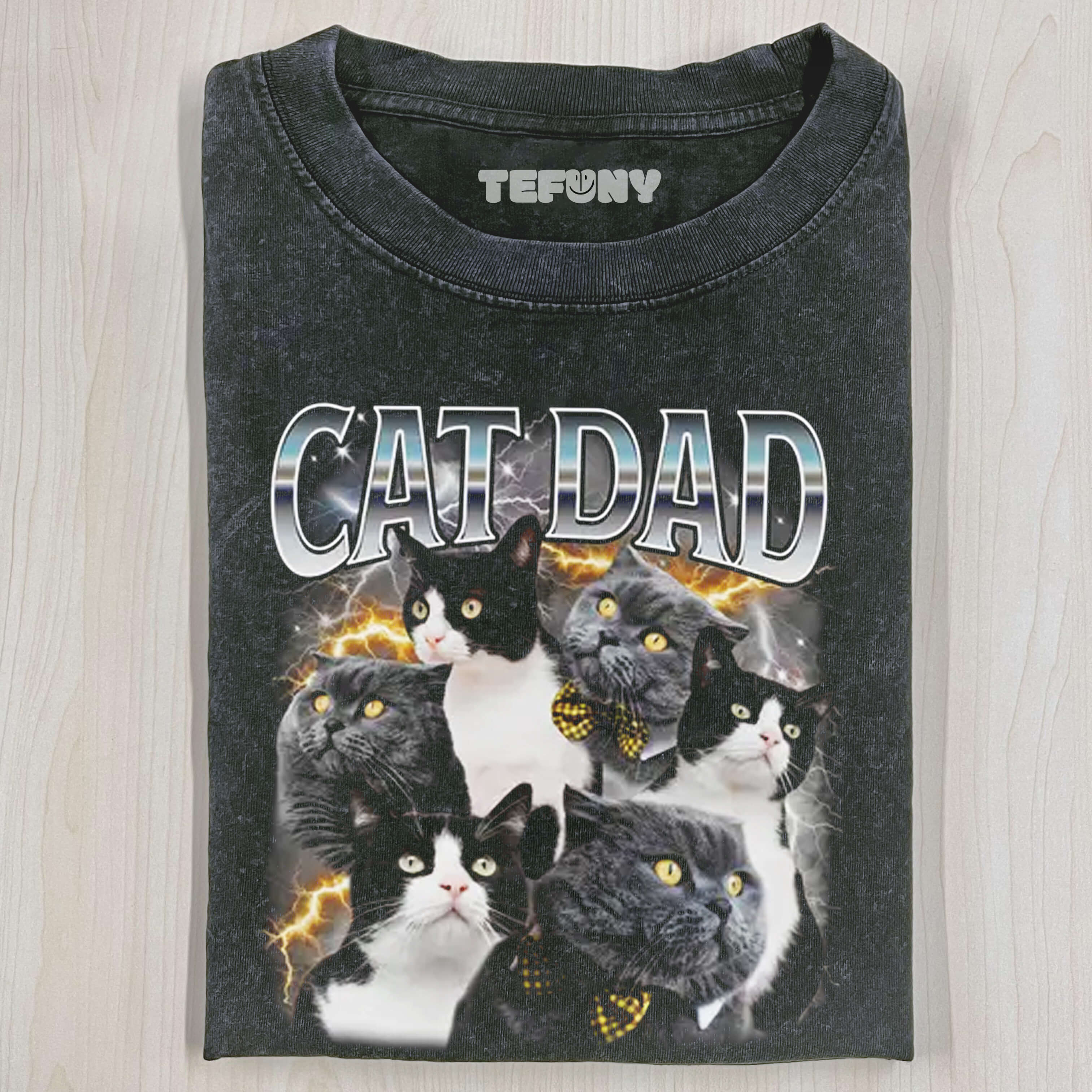 CAT DAD T-SHIRT