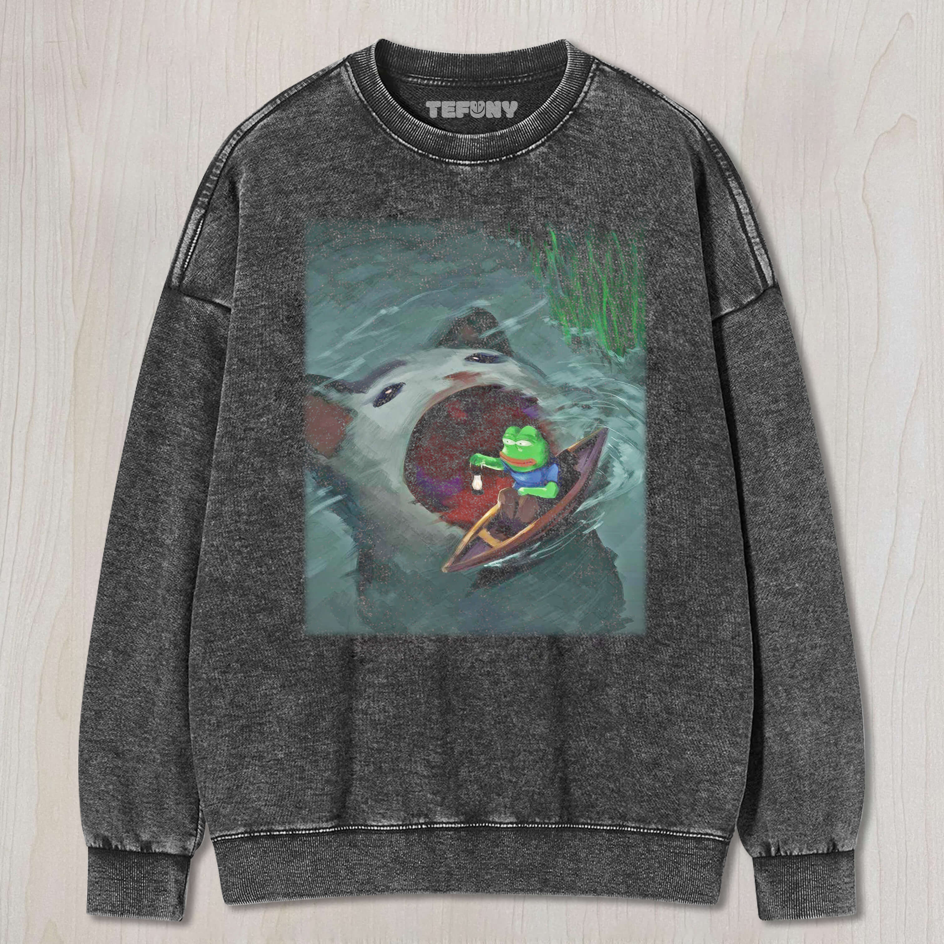 CAT EATS FROG T-SHIRT