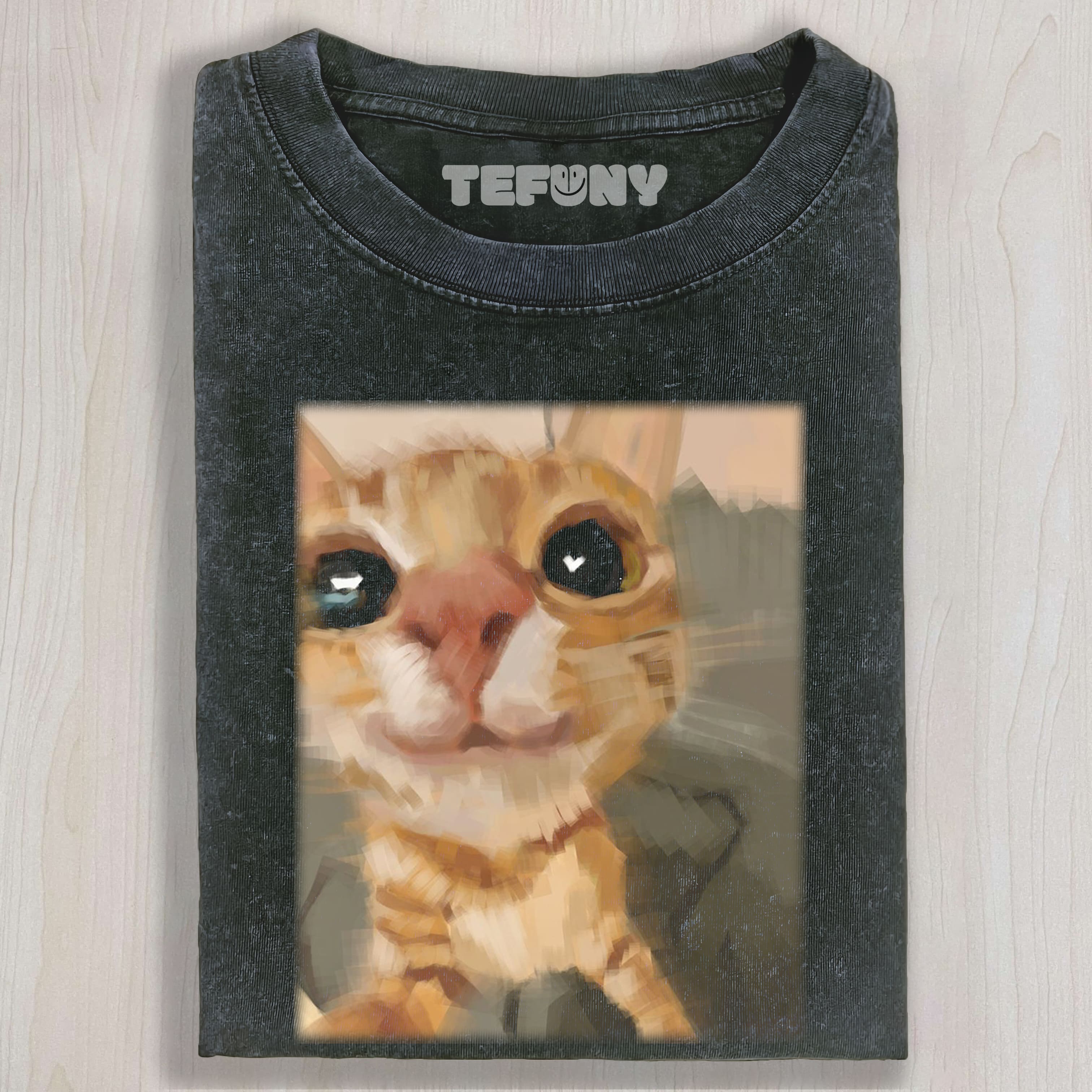 CAT MEME (PAINTING) V5 TEE & SWEAT & HOOD