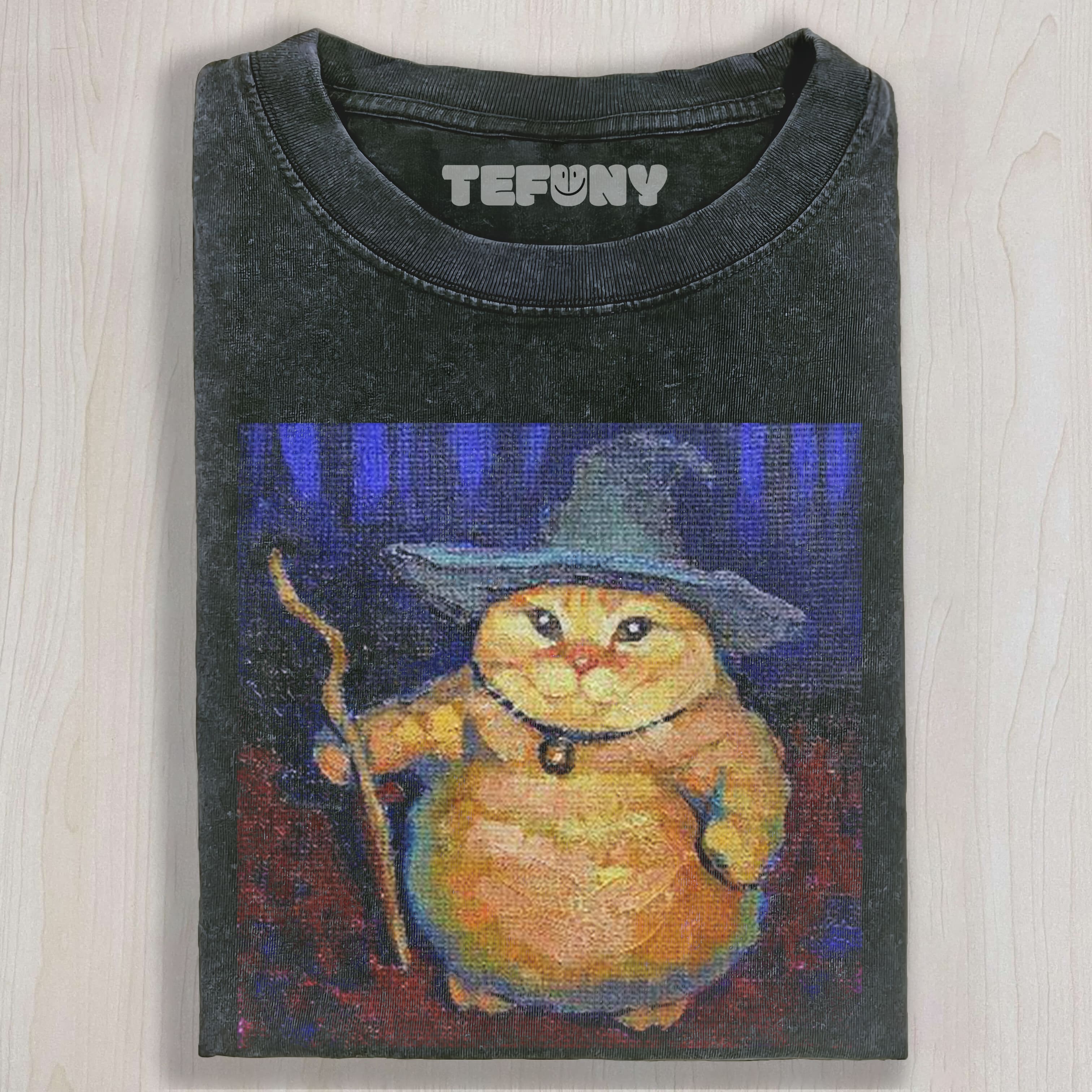 CAT MEME (PAINTING) V6 TEE & SWEAT & HOOD