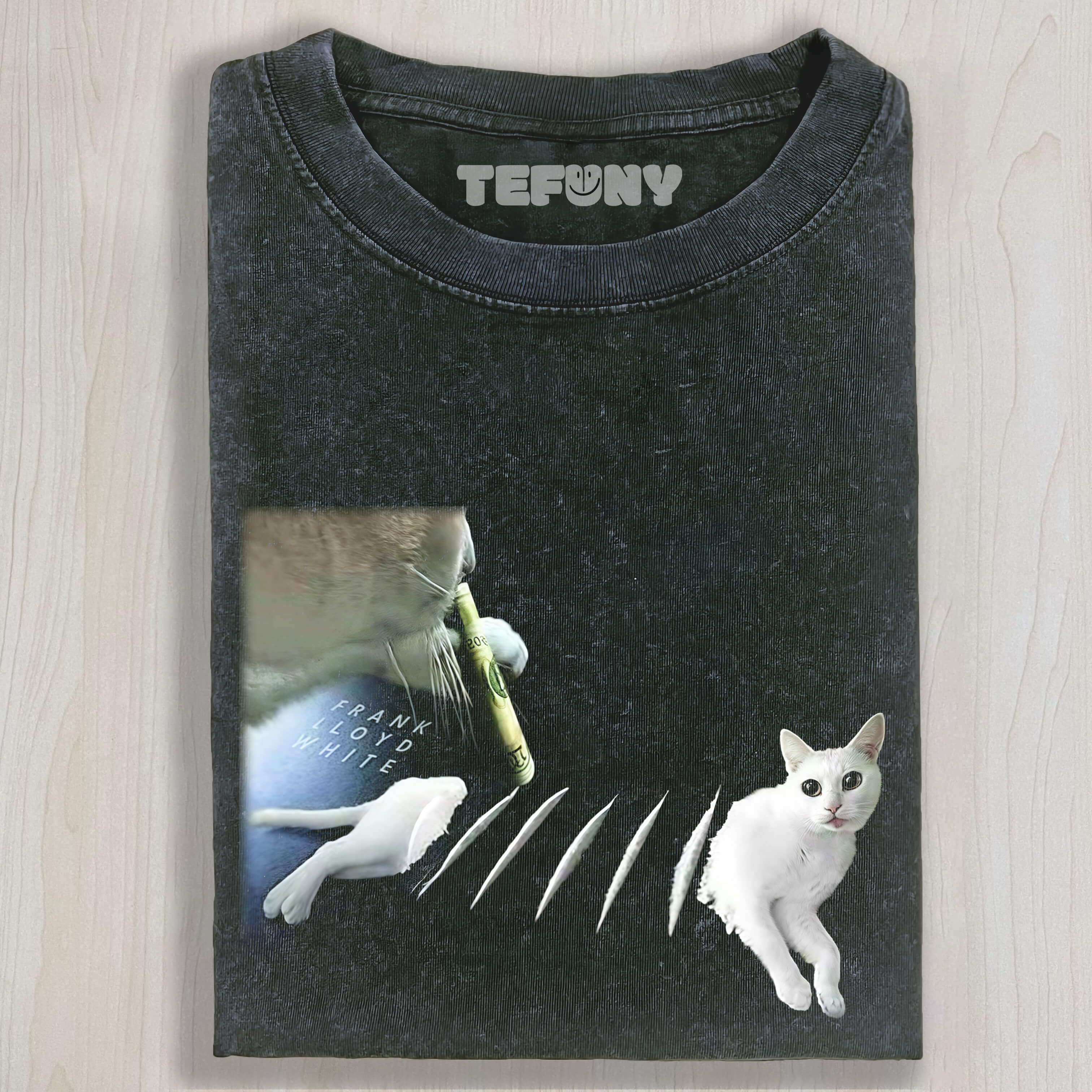 CAT SUCKING POWDER CAT TEE & SWEAT & HOOD