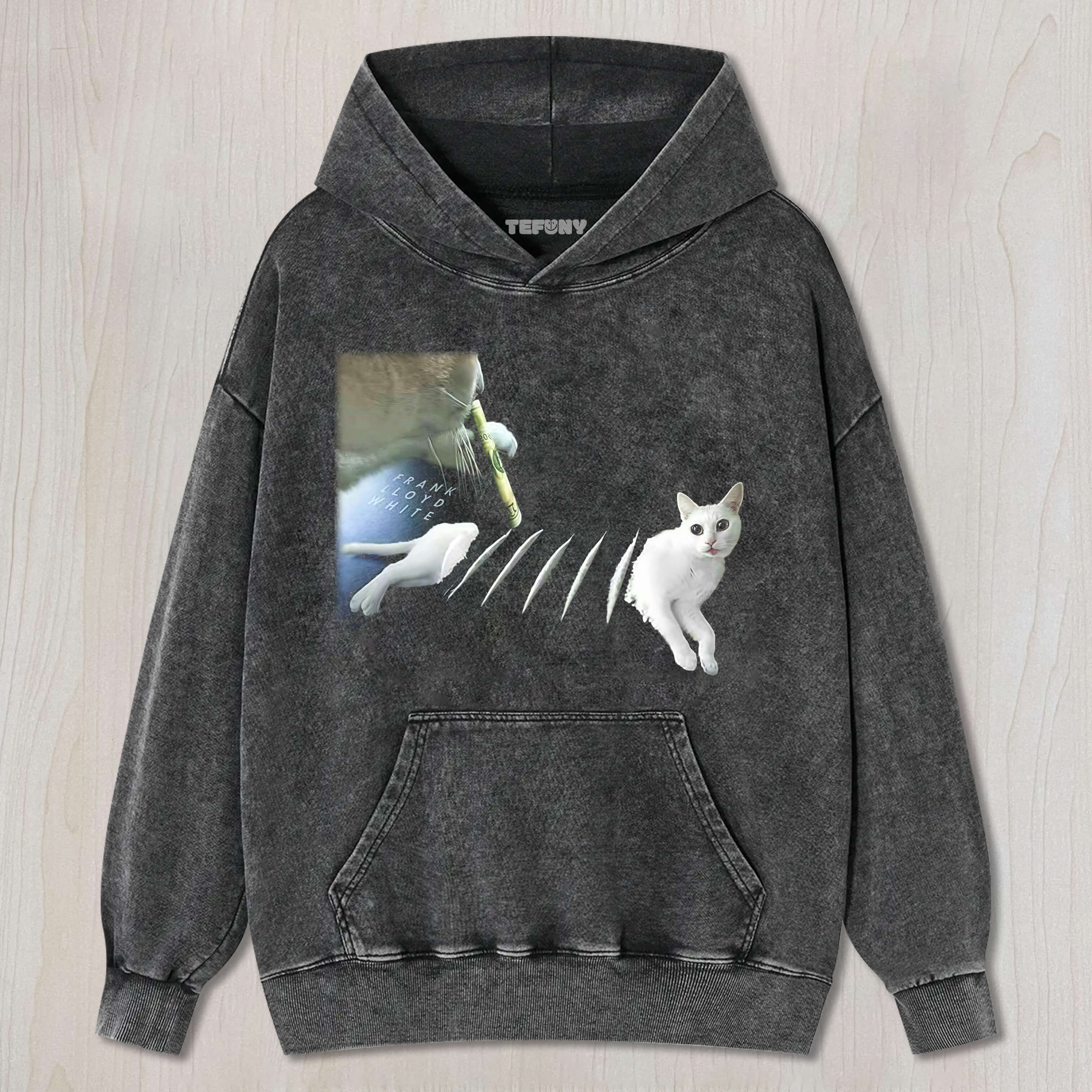 CAT SUCKING POWDER CAT TEE & SWEAT & HOOD