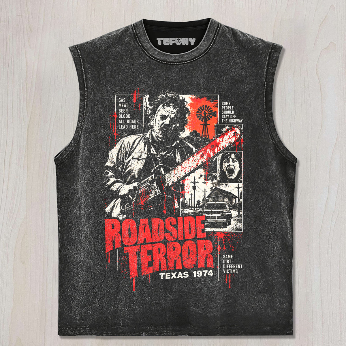 CHAINSAW KILLER V5 UNISEX TEE, TANK TOP, LAYERED LS, SWEATSHIRT & HOODIE