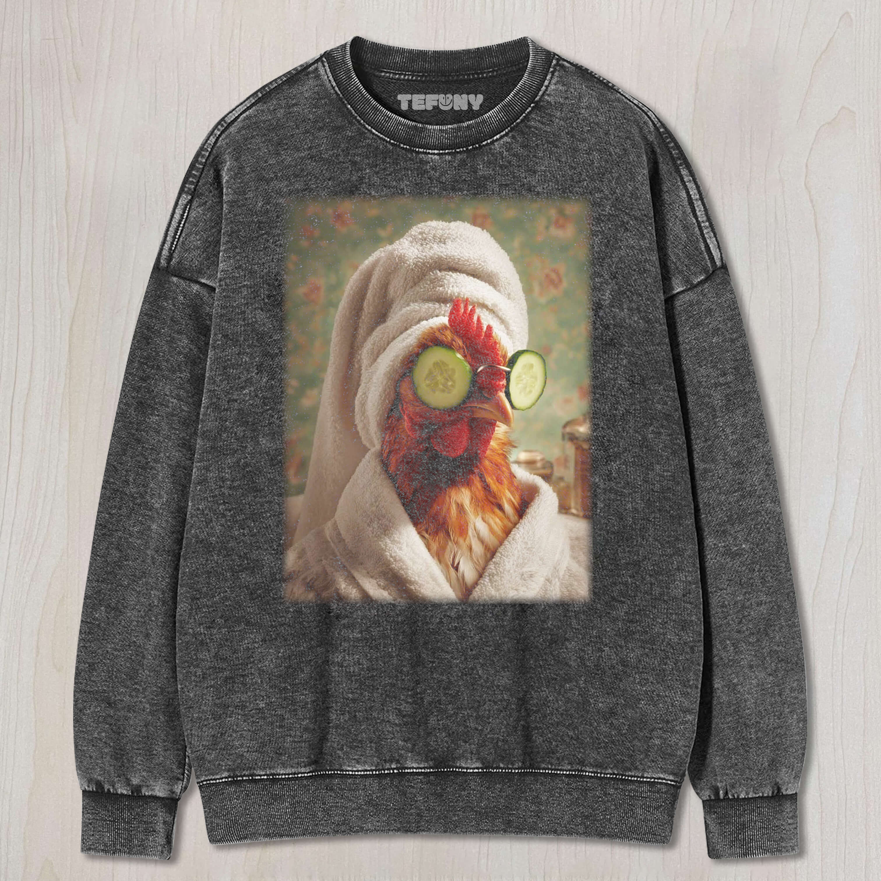 CHICKENS AFTER BATHING T-SHIRT