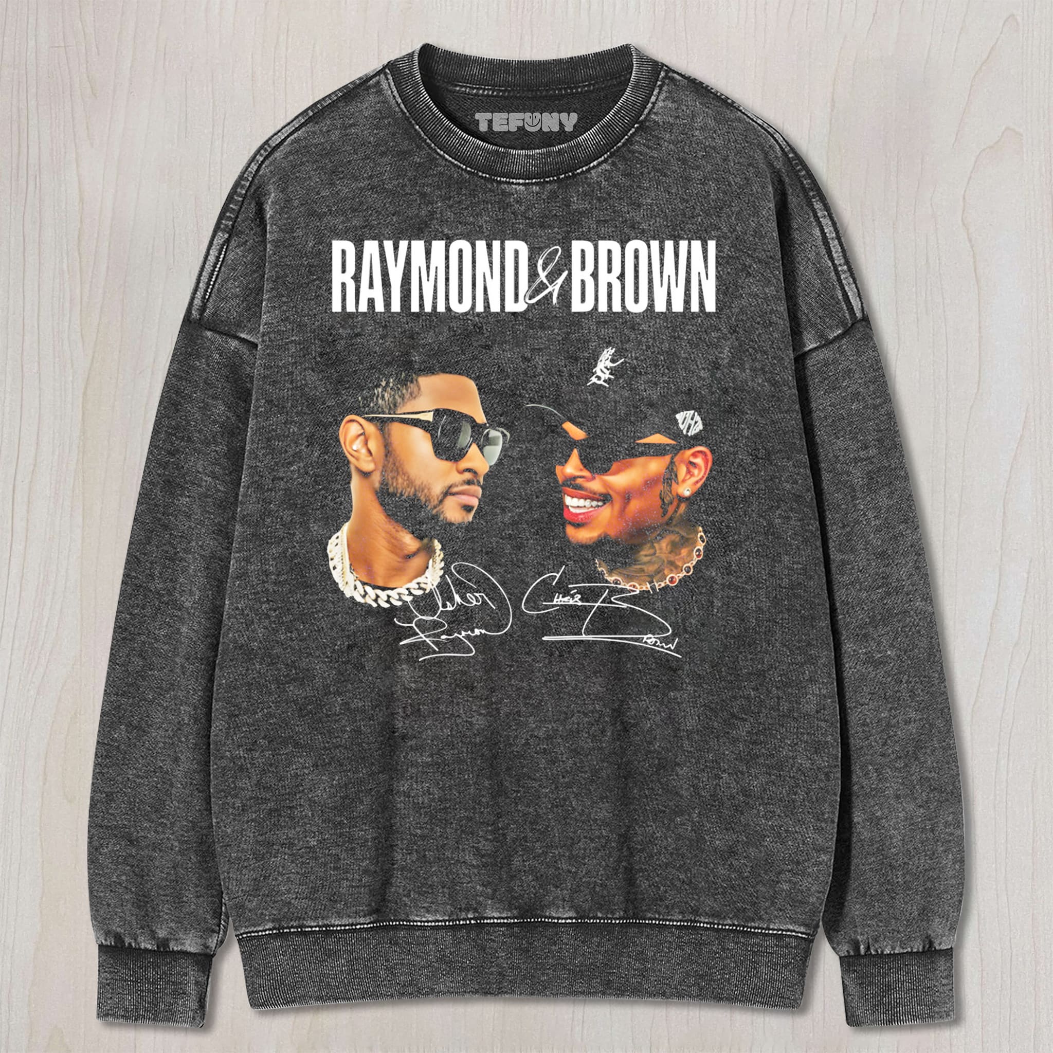 CHRIS BROWN & USHER RAYMOND UNISEX TEE, TANK TOP, LAYERED LS, SWEATSHIRT & HOODIE
