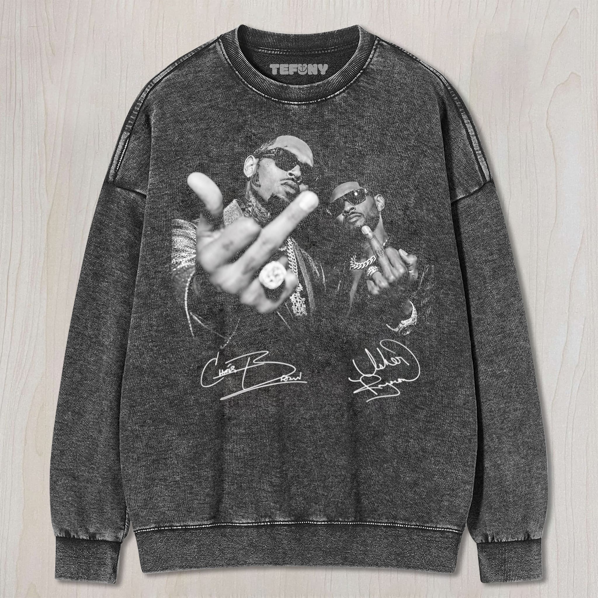CHRIS BROWN & USHER RAYMOND V2 UNISEX TEE, TANK TOP, LAYERED LS, SWEATSHIRT & HOODIE