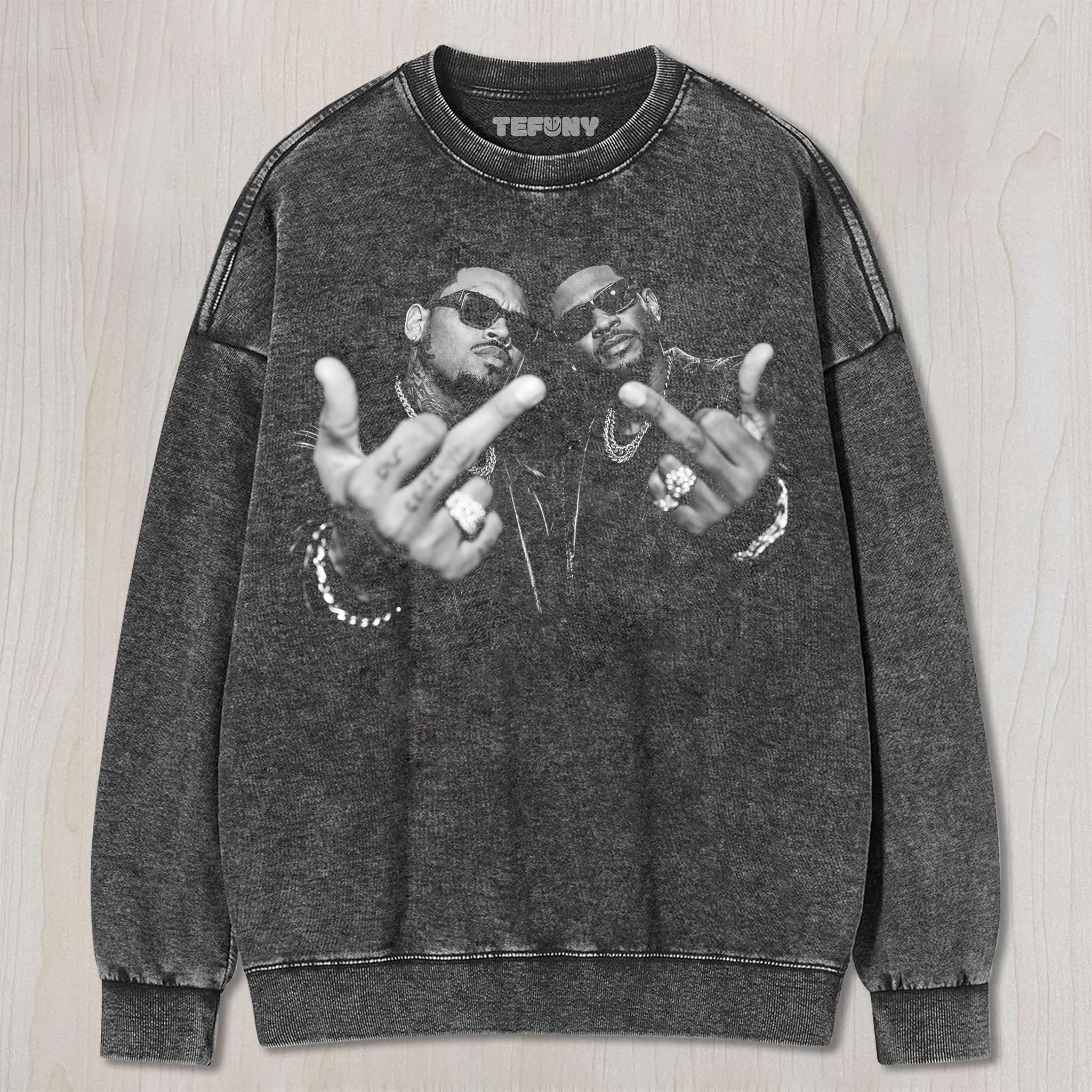 CHRIS BROWN & USHER RAYMOND V3 UNISEX TEE, TANK TOP, LAYERED LS, SWEATSHIRT & HOODIE