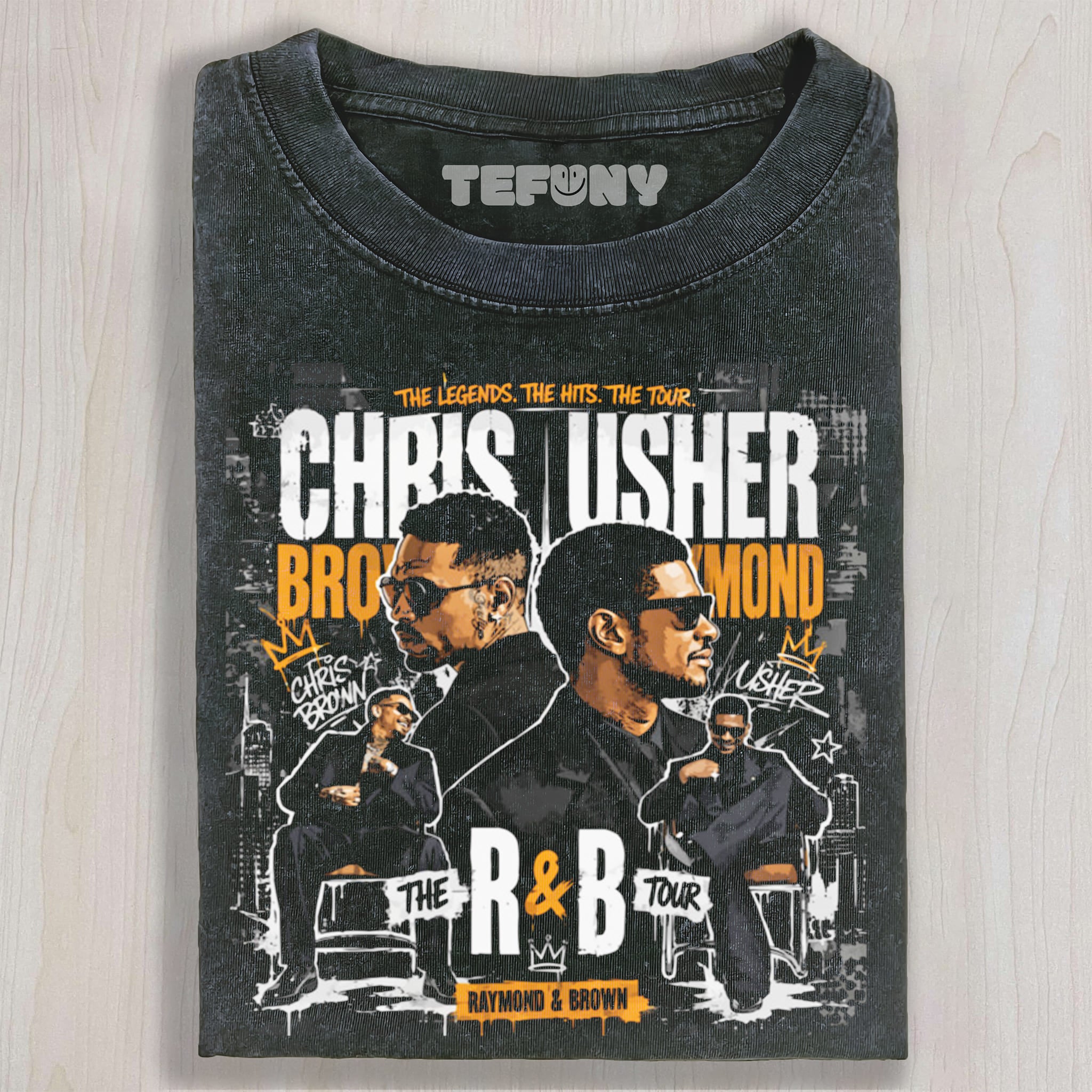 CHRIS BROWN & USHER RAYMOND V6 UNISEX TEE, TANK TOP, LAYERED LS, SWEATSHIRT & HOODIE