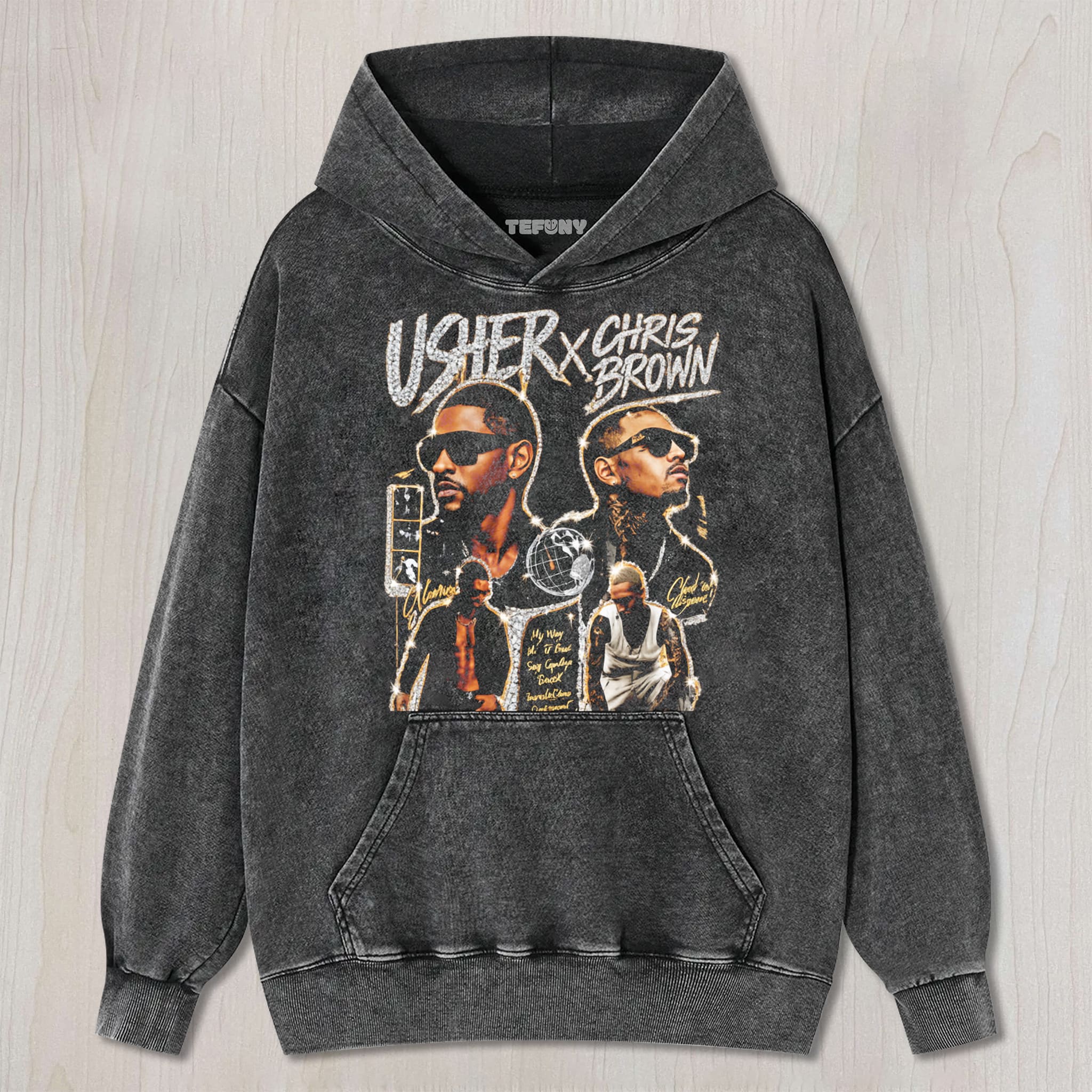 CHRIS BROWN & USHER RAYMOND V7 UNISEX TEE, TANK TOP, LAYERED LS, SWEATSHIRT & HOODIE