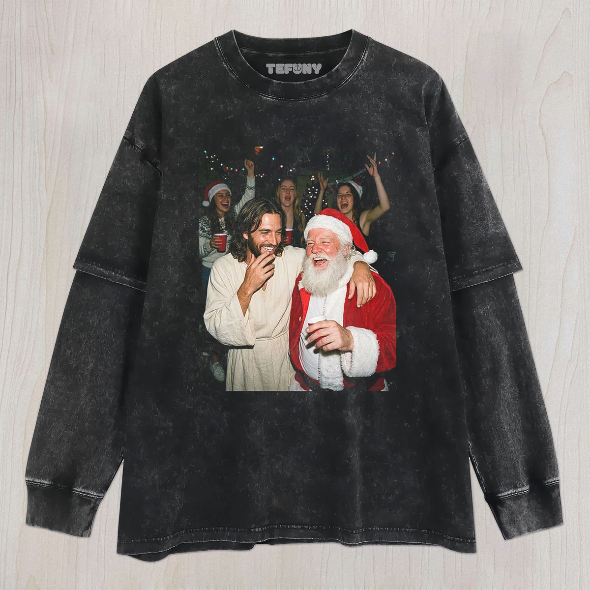CHRISTMAS PARTY TEE UNISEX TEE, TANK TOP, LAYERED LS, SWEATSHIRT & HOODIE