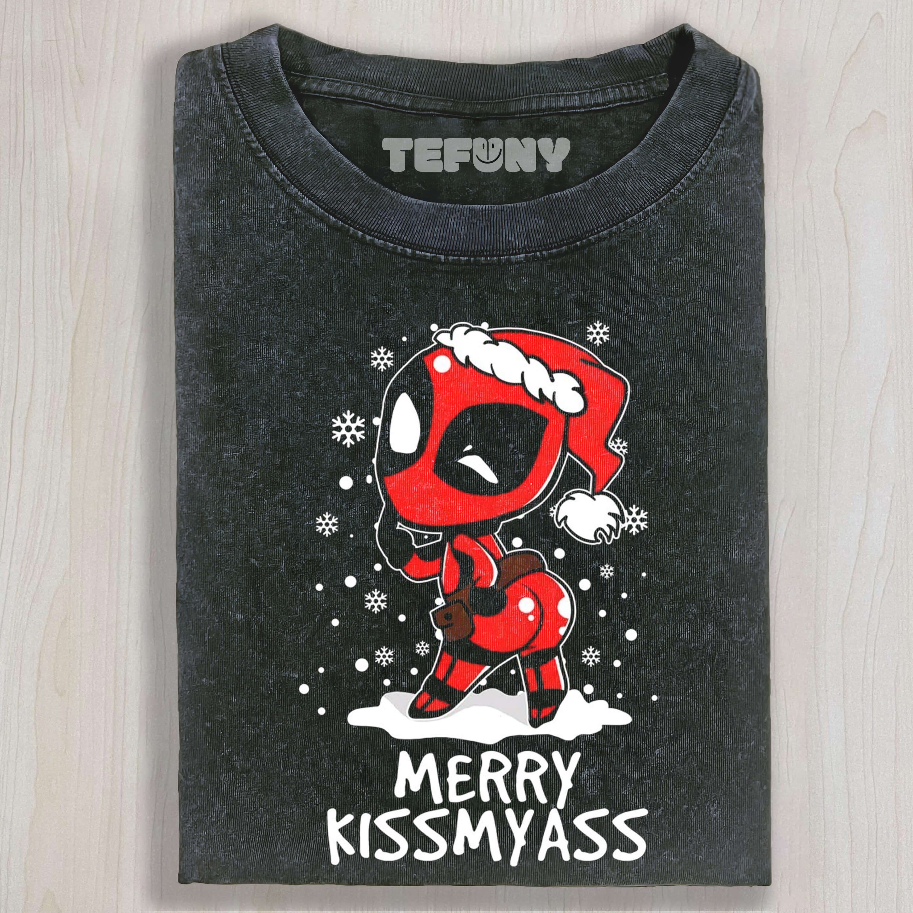 CHRISTMAS DEADPOOL TEE & SWEAT & HOOD