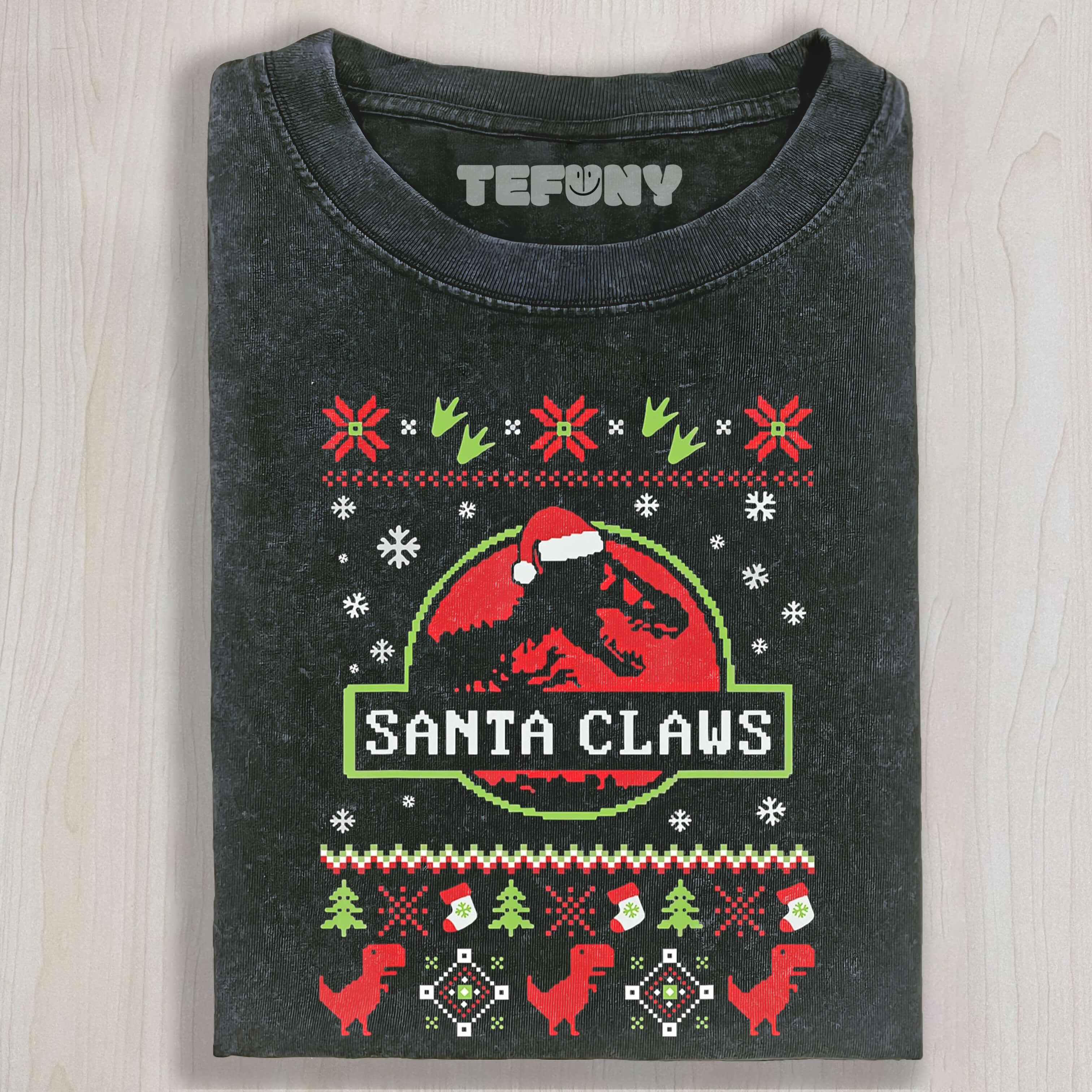 CHRISTMAS DINOSAUR TEE & SWEAT & HOOD