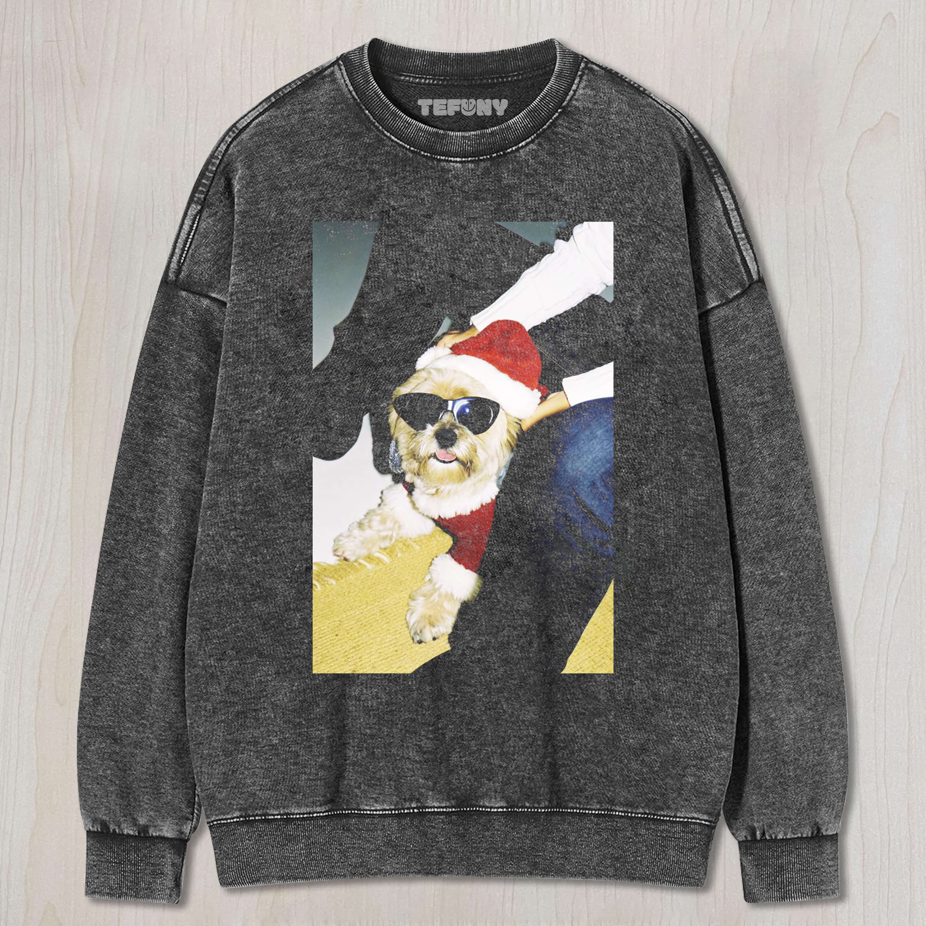 CHRISTMAS DOG T-SHIRT & LONG SLEEVES & HOODIES