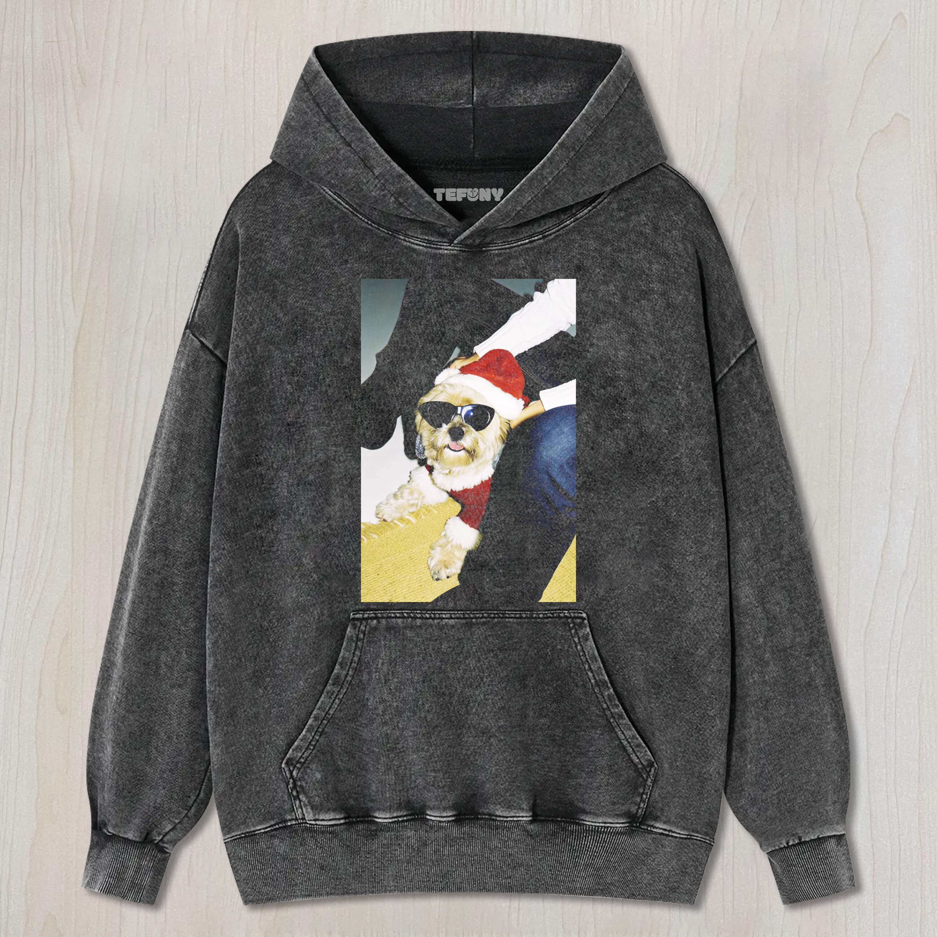 CHRISTMAS DOG T-SHIRT & LONG SLEEVES & HOODIES