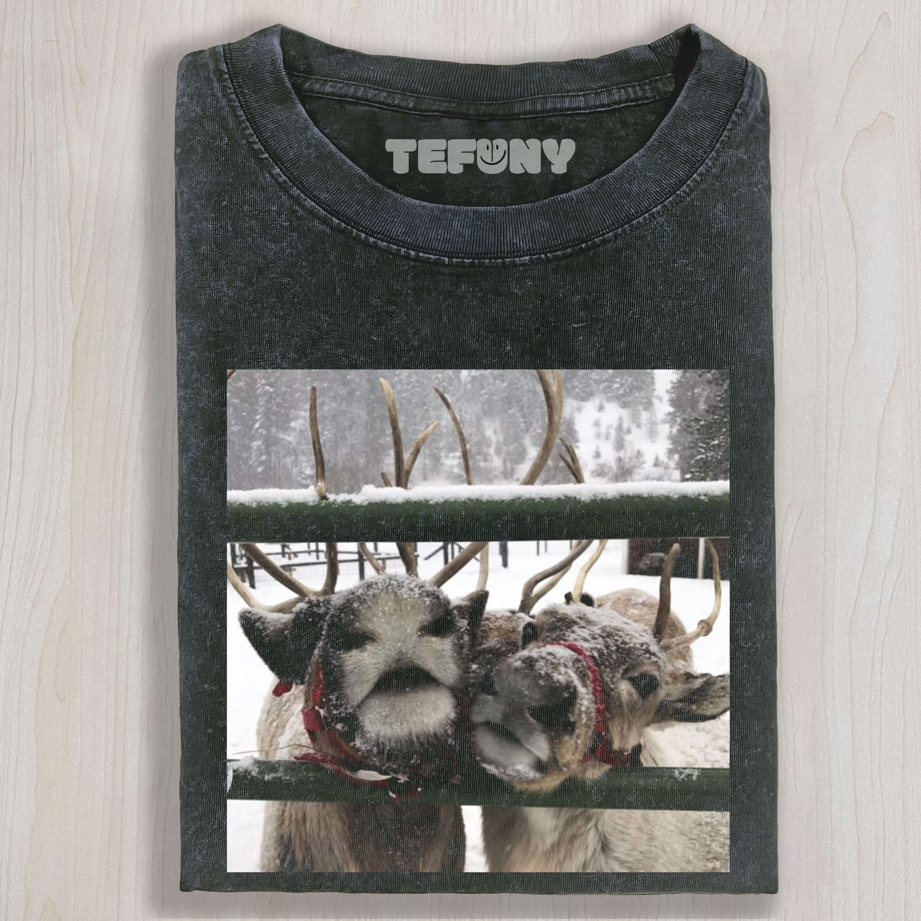 CHRISTMAS REINDEER TEE & SWEAT & HOOD