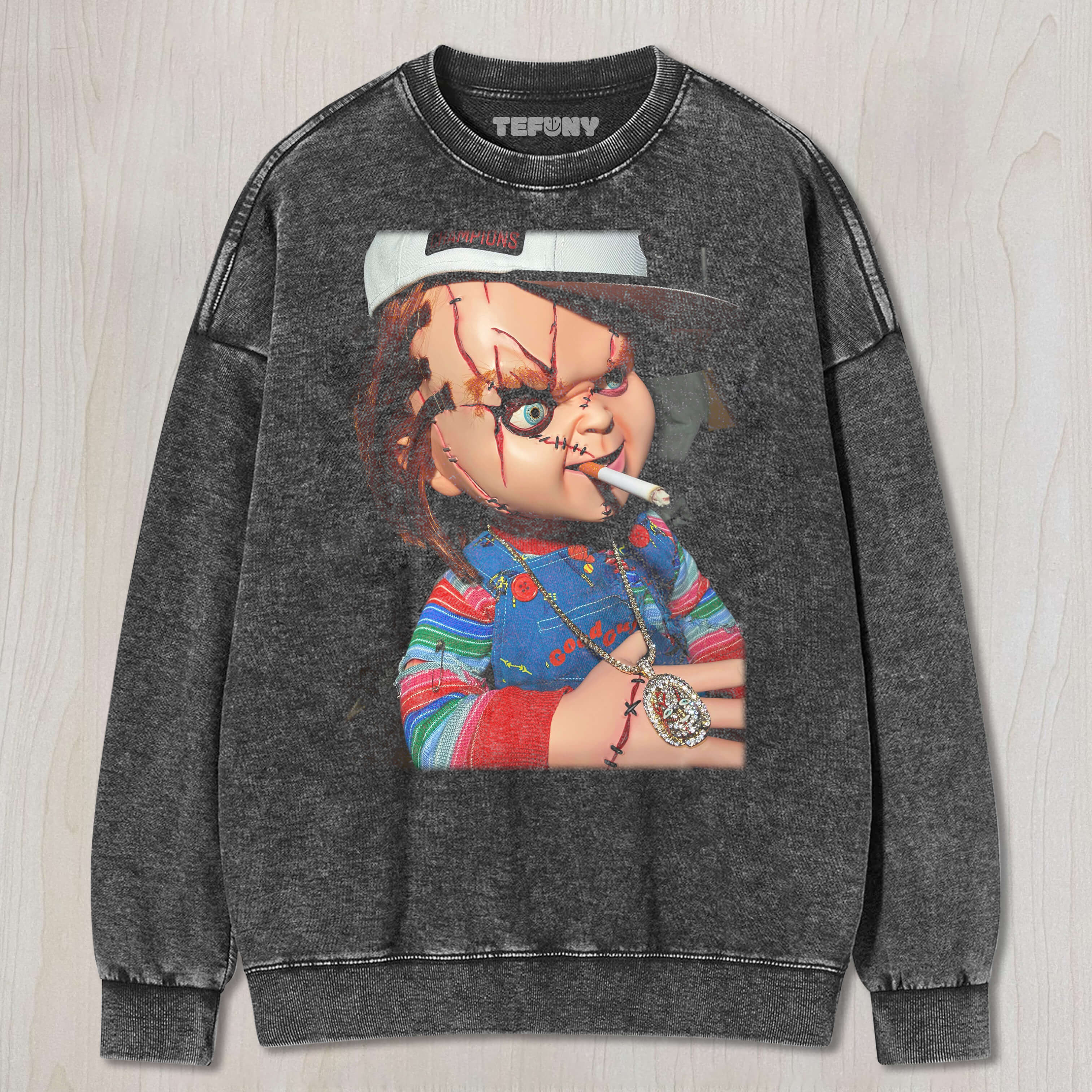 CHUCKY IS SMOKING TEE & SWEAT & HOOD