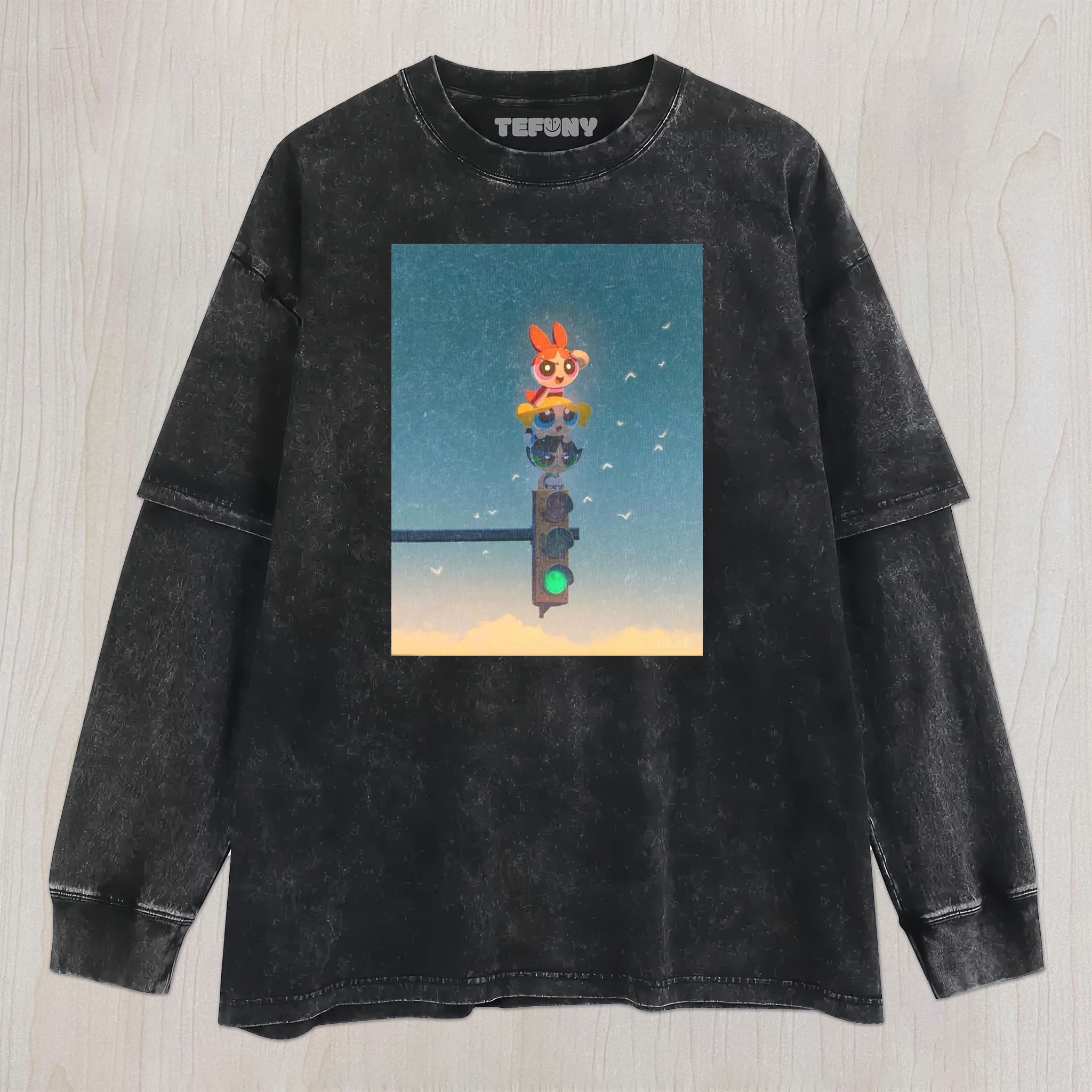 CLOUD SIGNAL TRIO UNISEX TEE, TANK TOP, LAYERED LS, SWEATSHIRT & HOODIE
