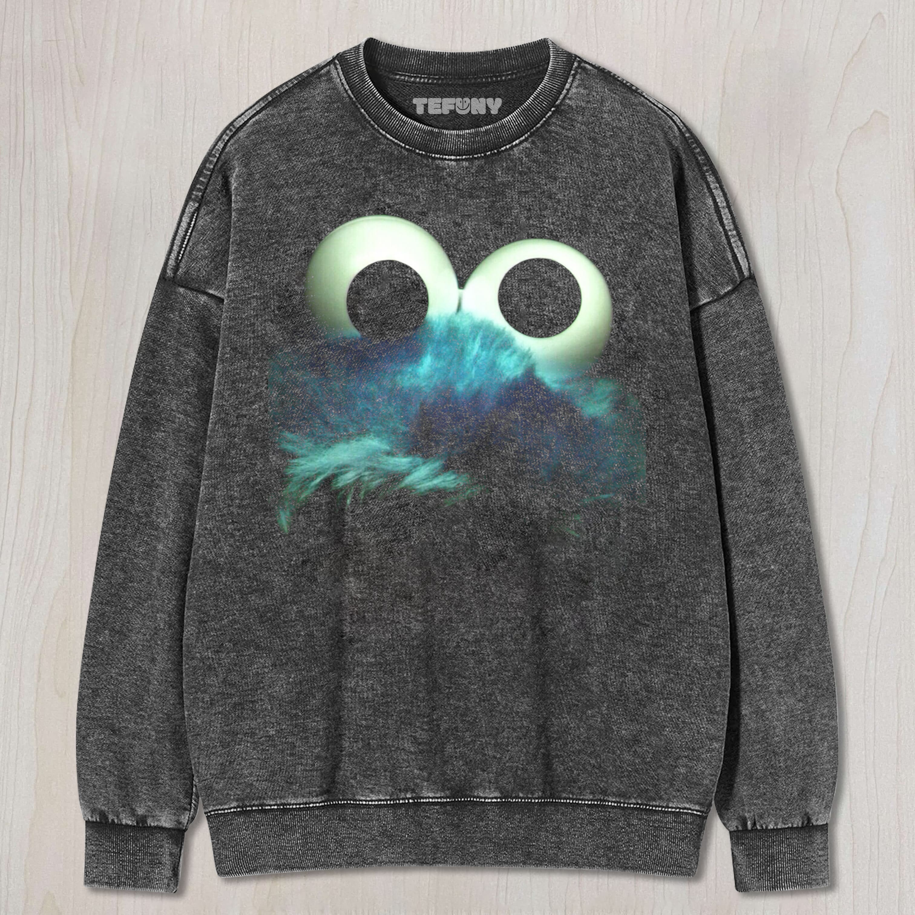 COOKIE MONSTER BIG FACE TEE & SWEAT & HOOD
