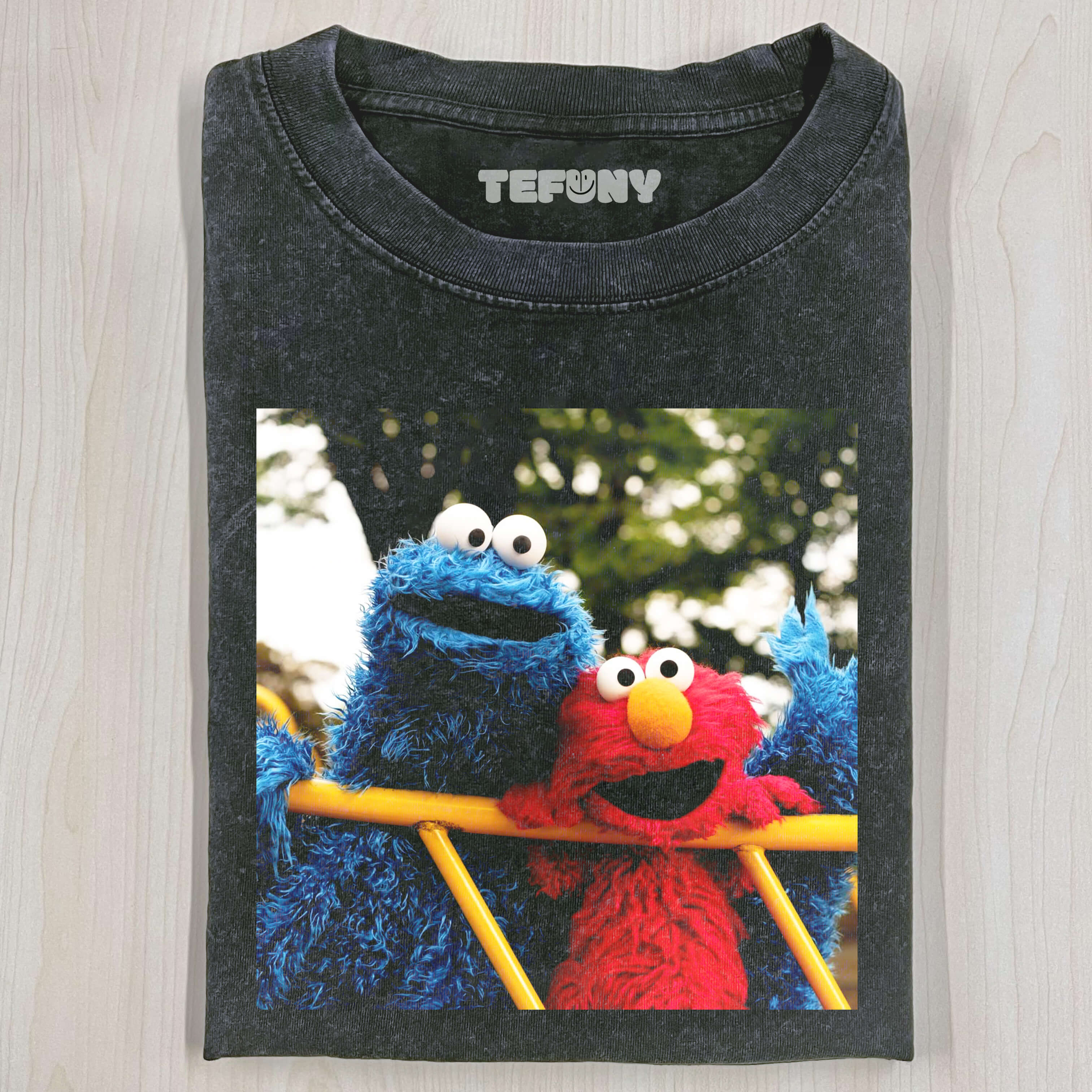 COOKIE MONSTER & ELMO T-SHIRT