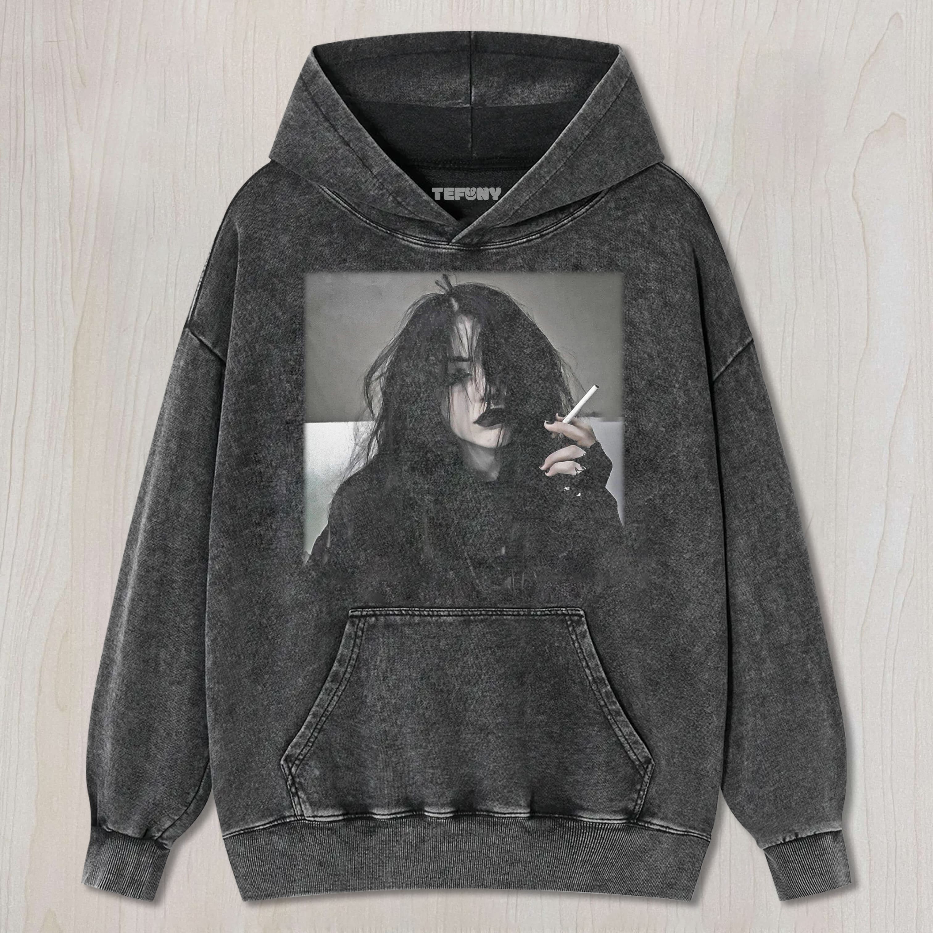 COOL SMOKING WOMAN TEE & SWEAT & HOOD