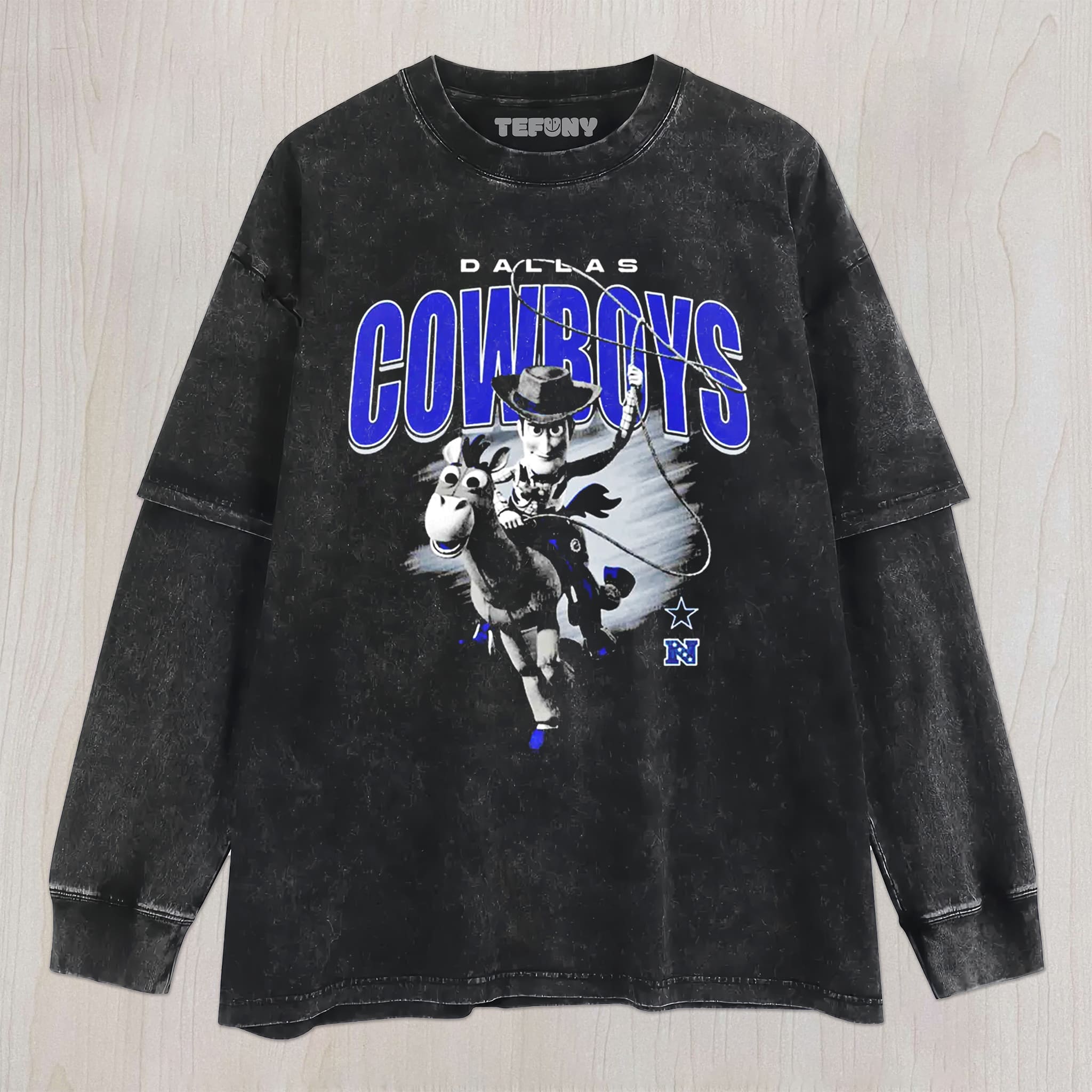 COWBOYS & WOODY UNISEX TEE, TANK TOP, LAYERED LS, SWEATSHIRT & HOODIE