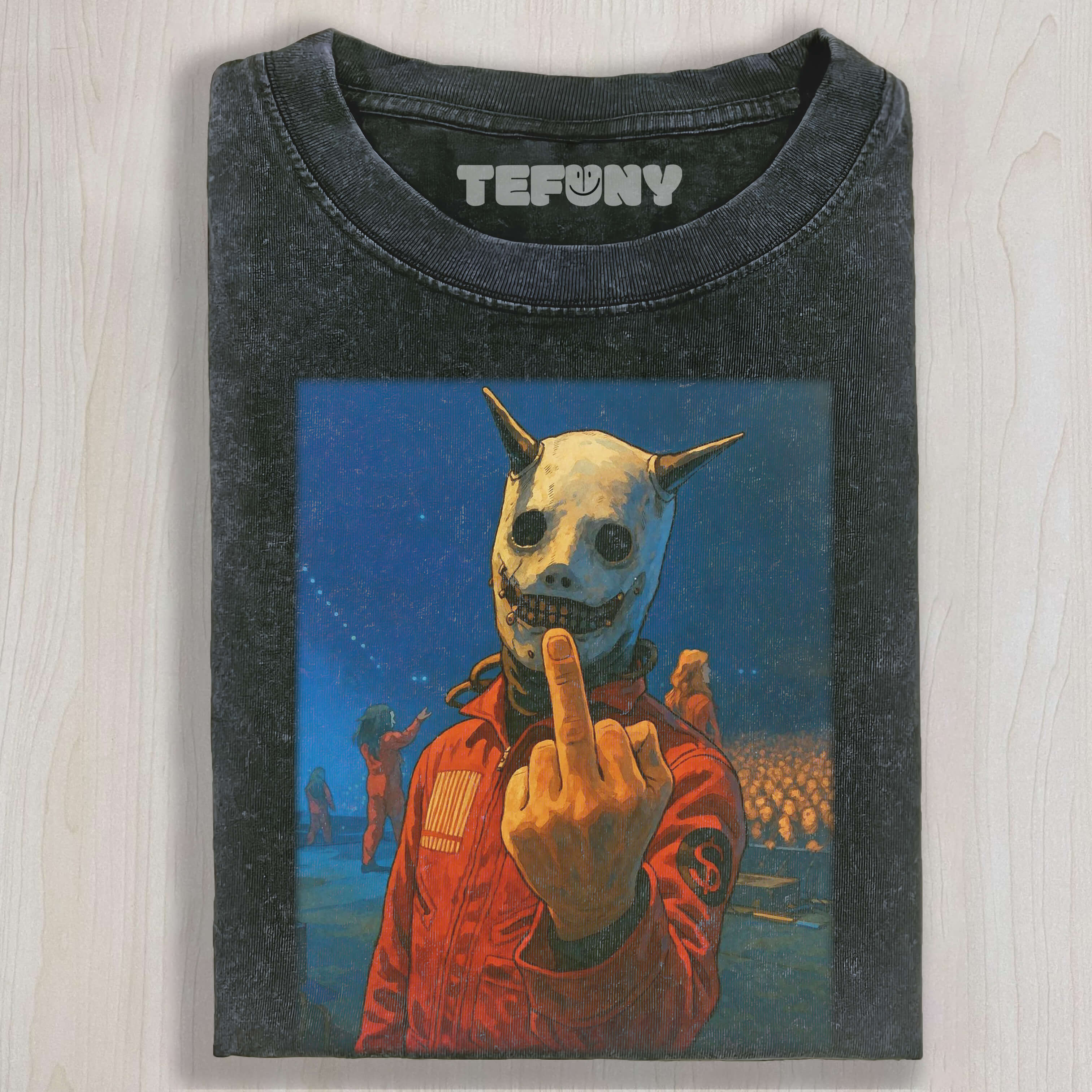 CRAHAN GIVES THE MIDDLE FINGER TEE & SWEAT & HOOD