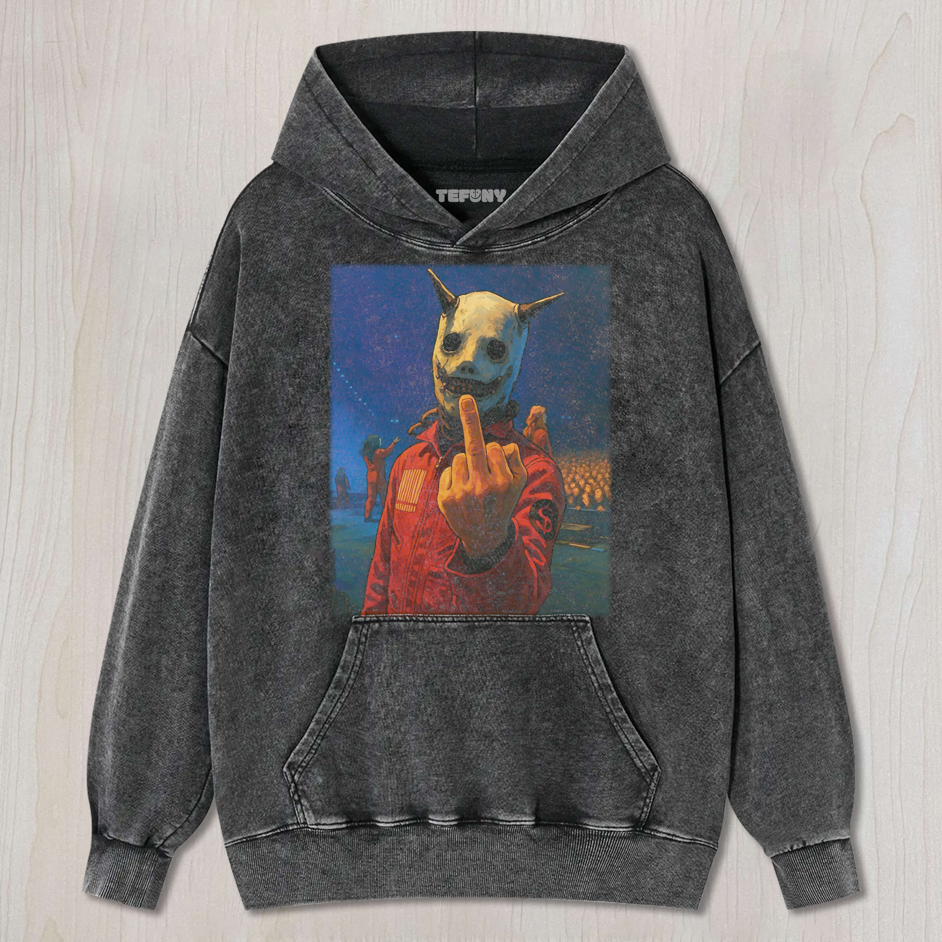 CRAHAN GIVES THE MIDDLE FINGER TEE & SWEAT & HOOD