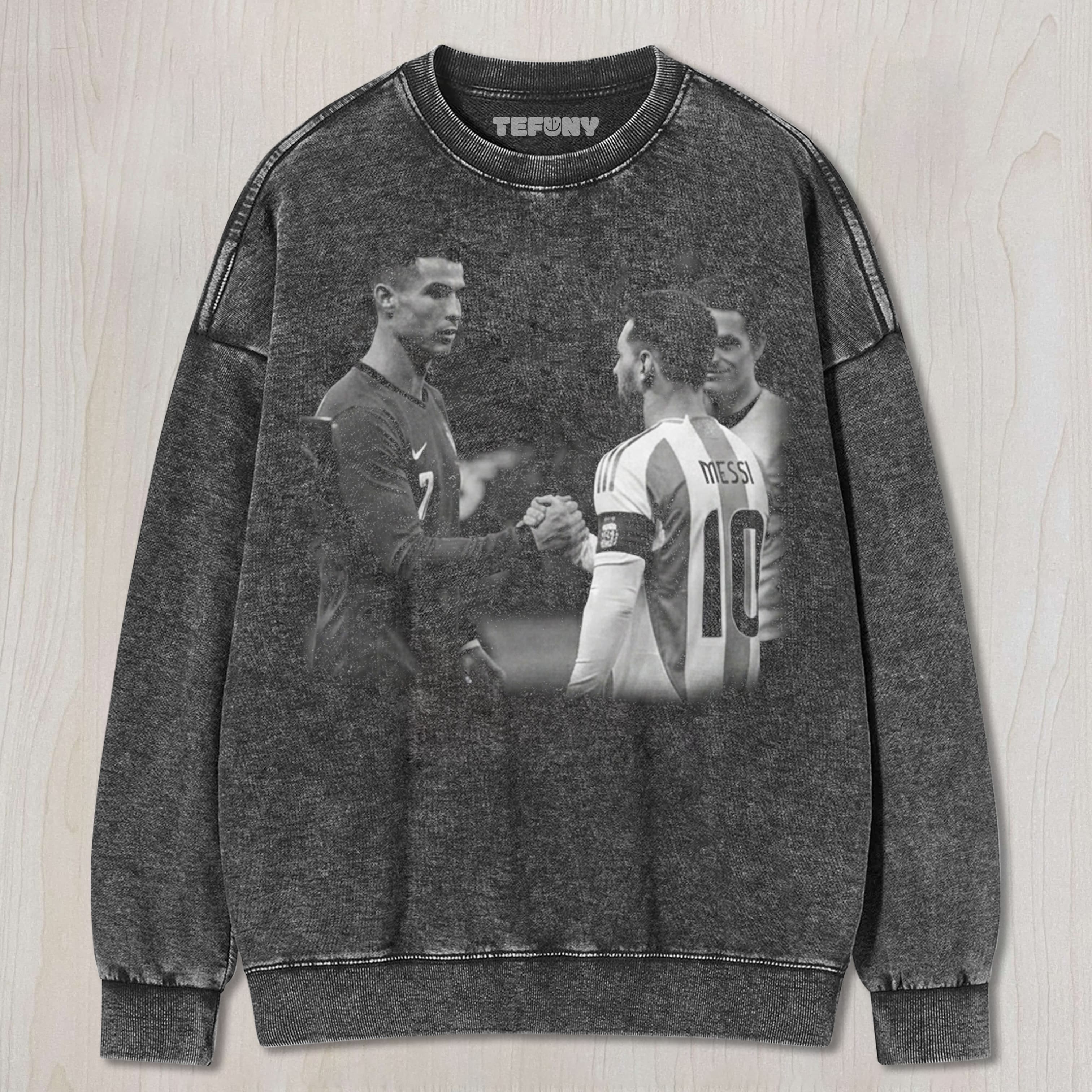 CRISTIANO AND MESSI UNISEX TEE, TANK TOP, LAYERED LS, SWEATSHIRT & HOODIE