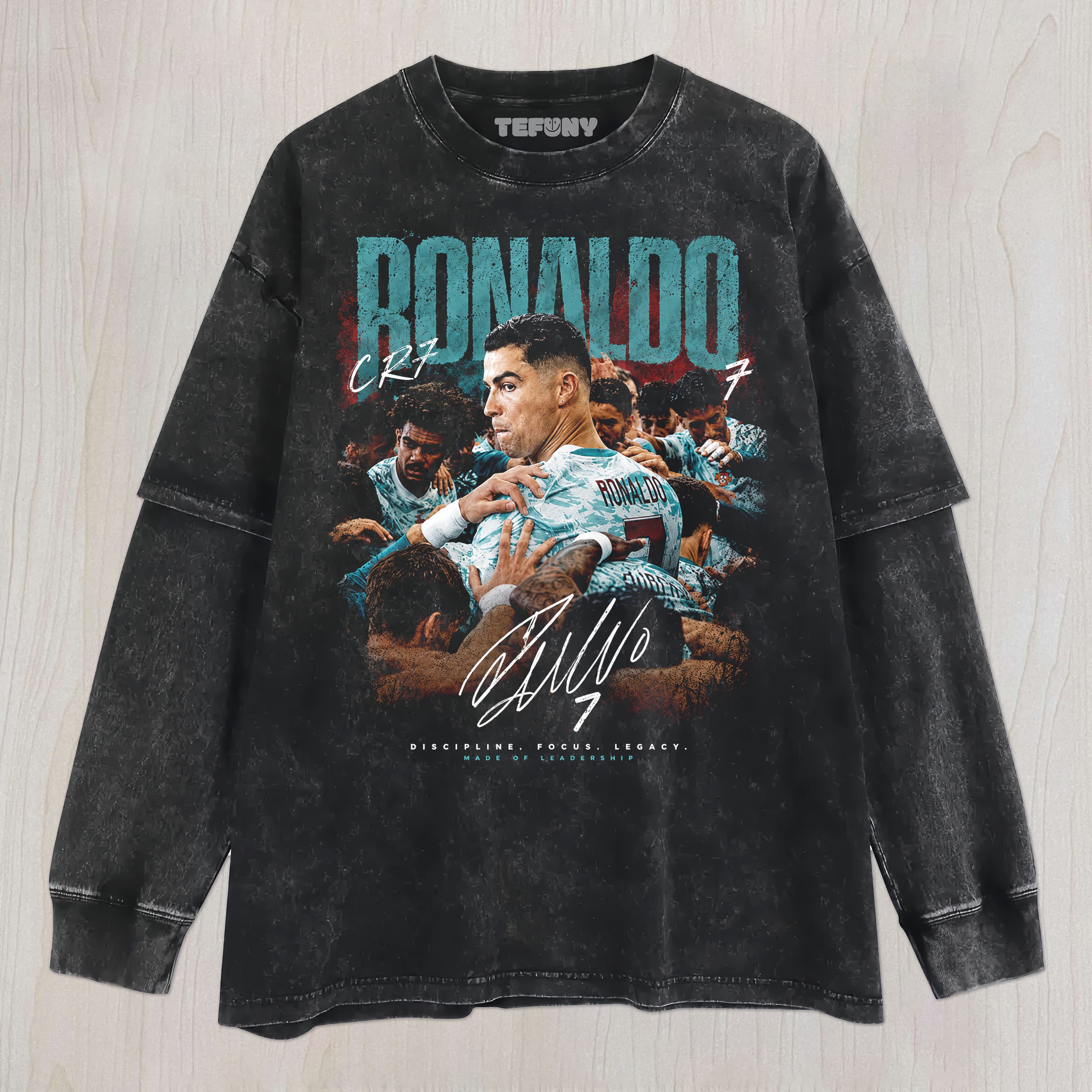 CRISTIANO RONALDO 2026 UNISEX TEE, TANK TOP, LAYERED LS, SWEATSHIRT & HOODIE