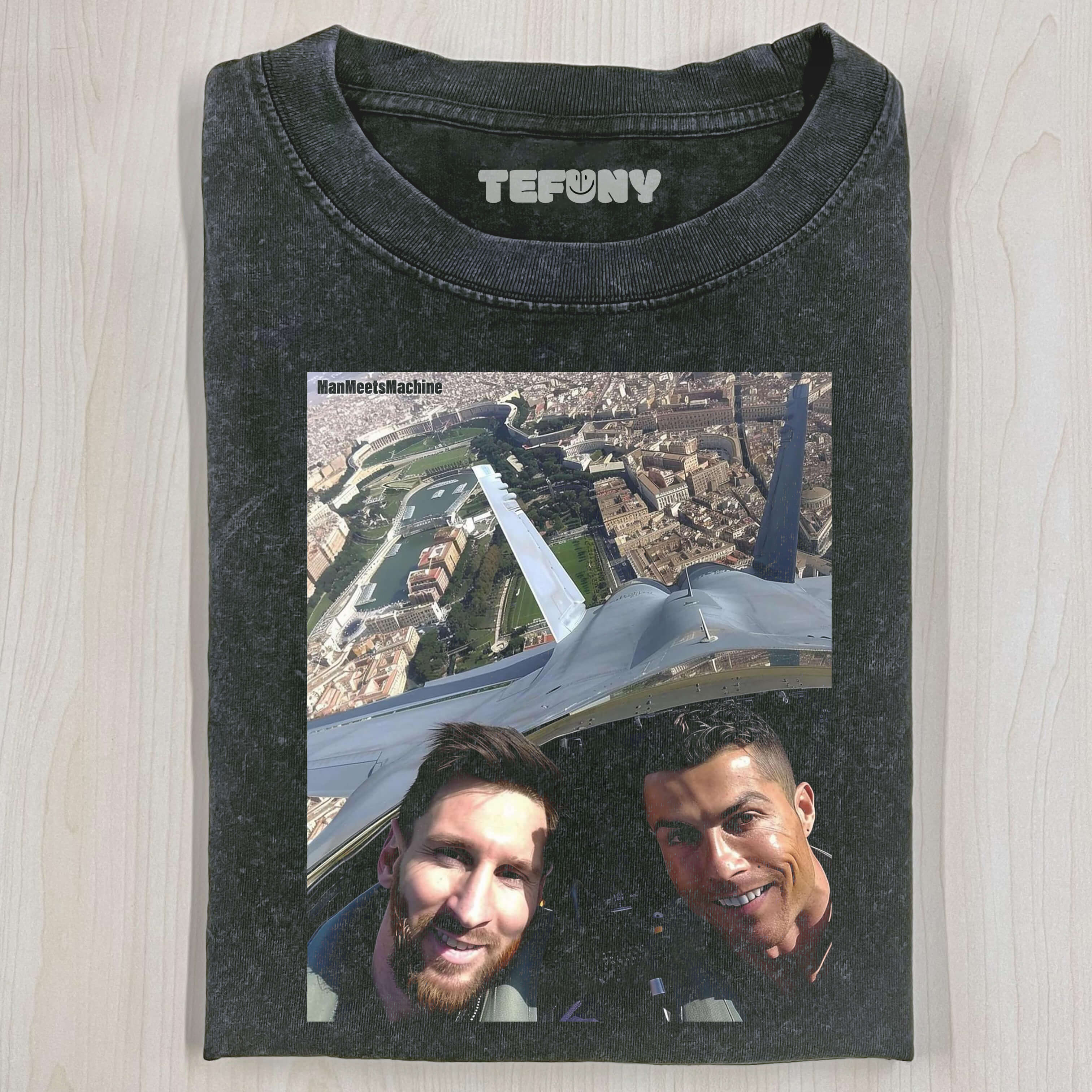 CRISTIANO RONALDO AND LIONEL MESSI A1 T-SHIRTS