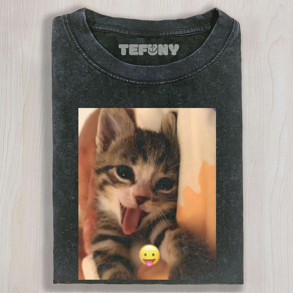 CUTE CAT EMOJI UNISEX TEE, TANK TOP, LAYERED LS, SWEATSHIRT & HOODIE