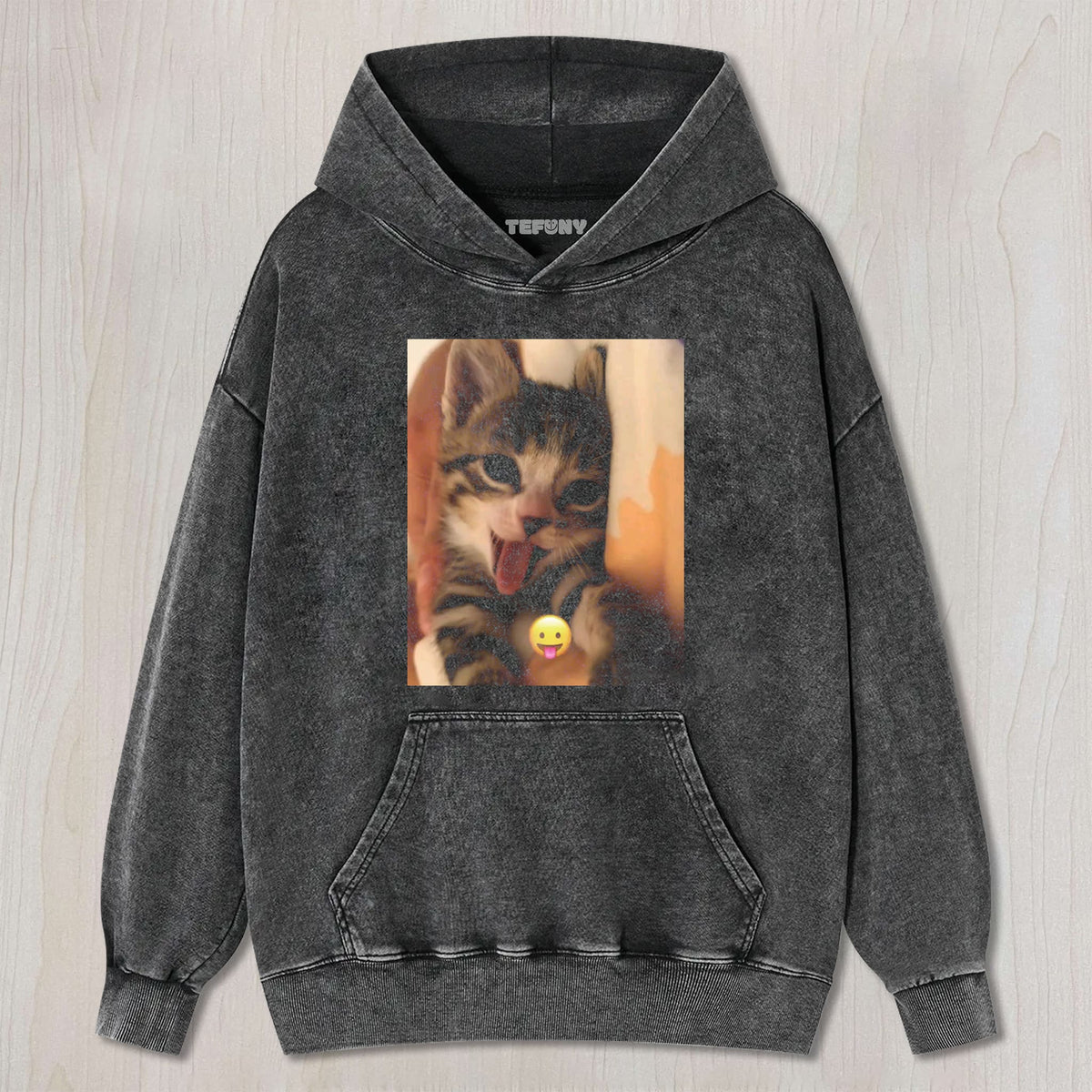 CUTE CAT EMOJI UNISEX TEE, TANK TOP, LAYERED LS, SWEATSHIRT & HOODIE