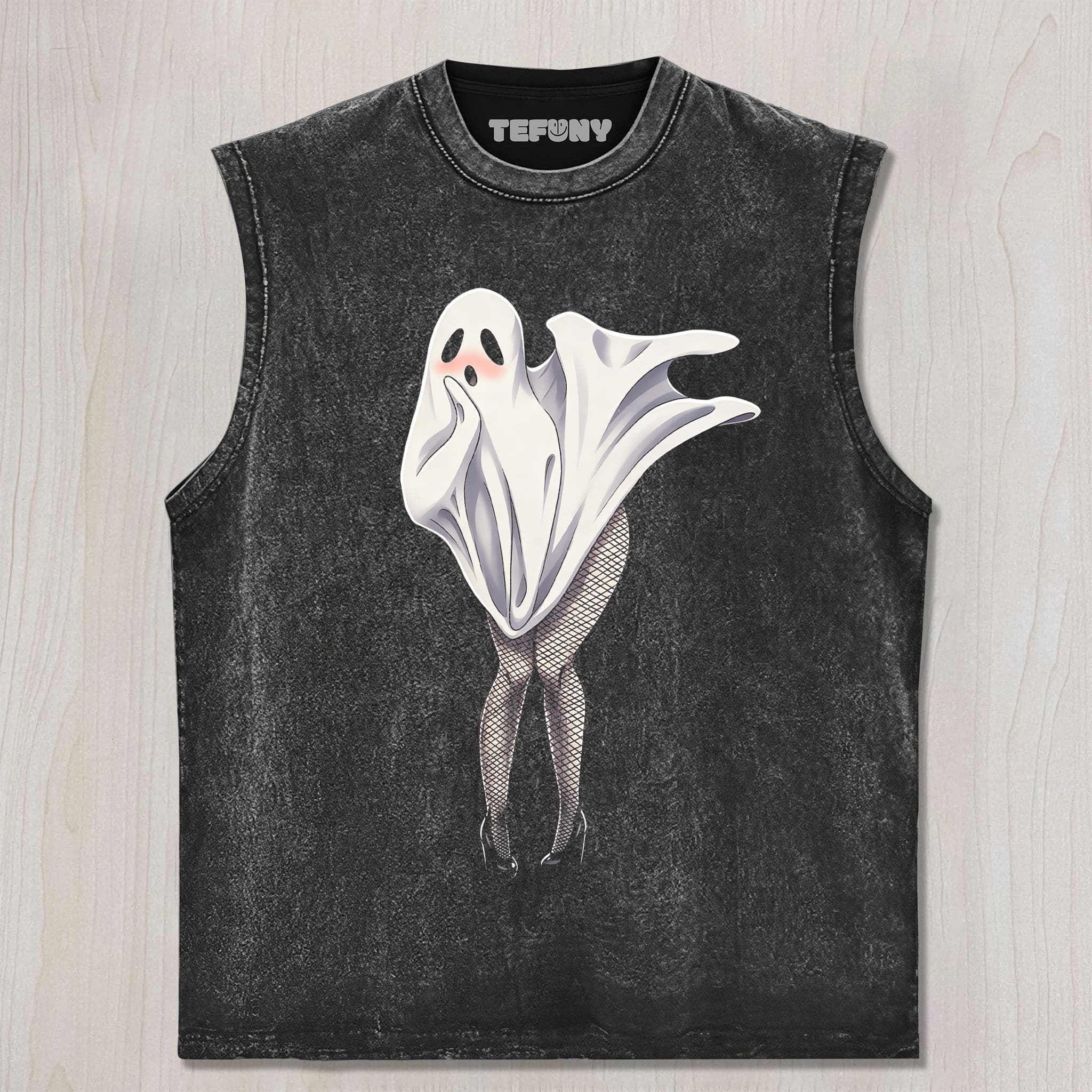 CUTE GHOST V2 T-SHIRT UNISEX TEE, TANK TOP, LAYERED LS, SWEATSHIRT & HOODIE