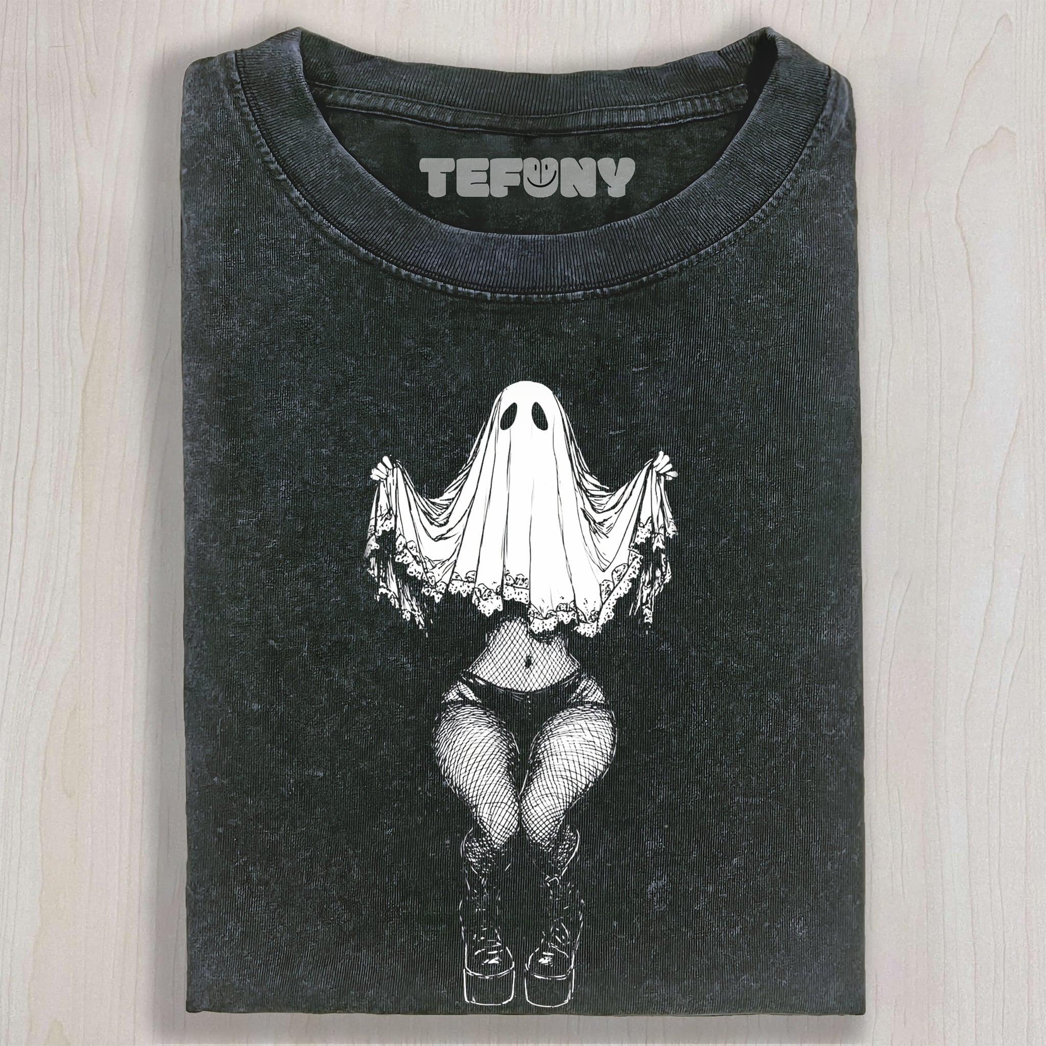 CUTE GHOST V5 T-SHIRT UNISEX TEE, TANK TOP, LAYERED LS, SWEATSHIRT & HOODIE